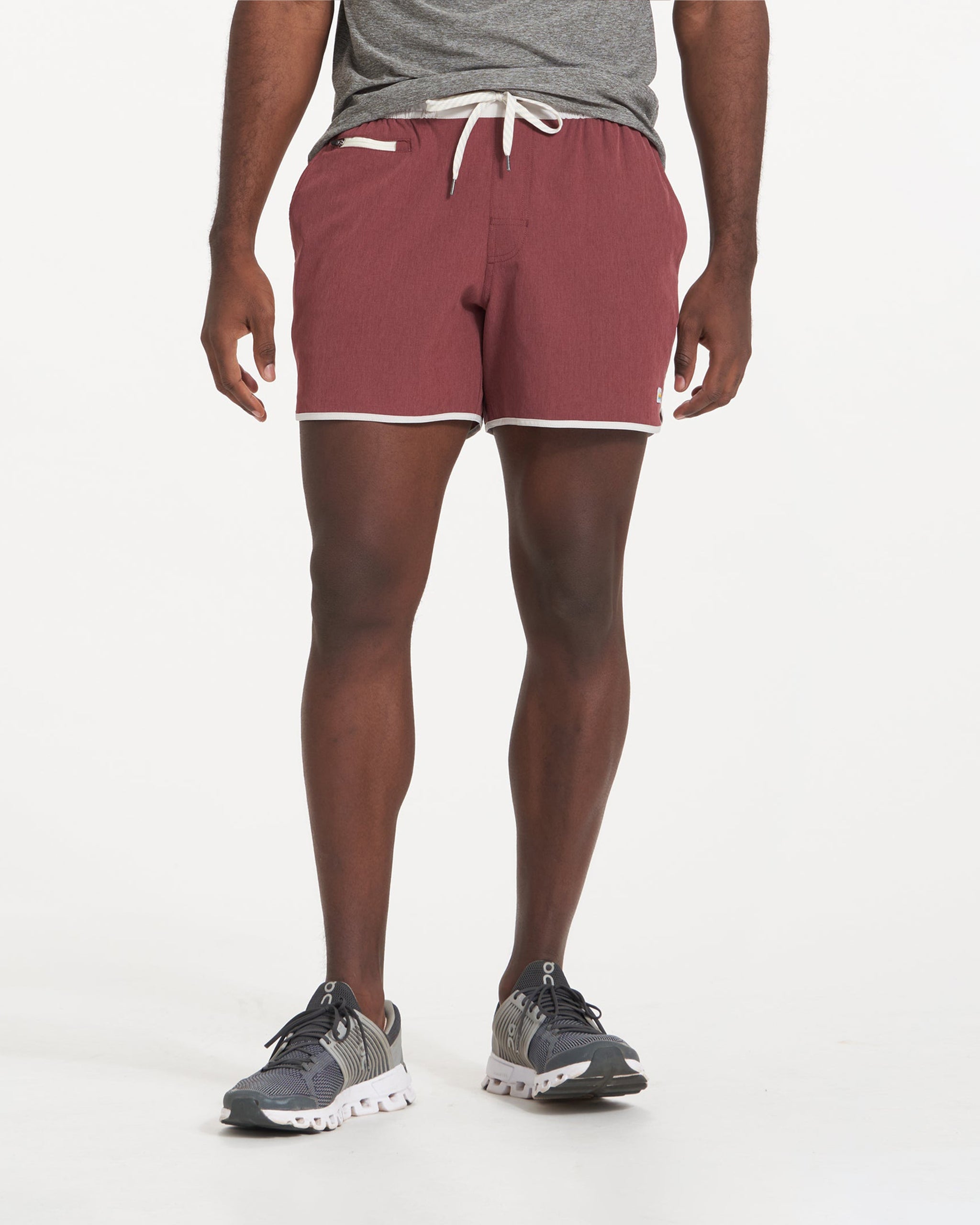 Banks Short 5" | Russet Linen Texture