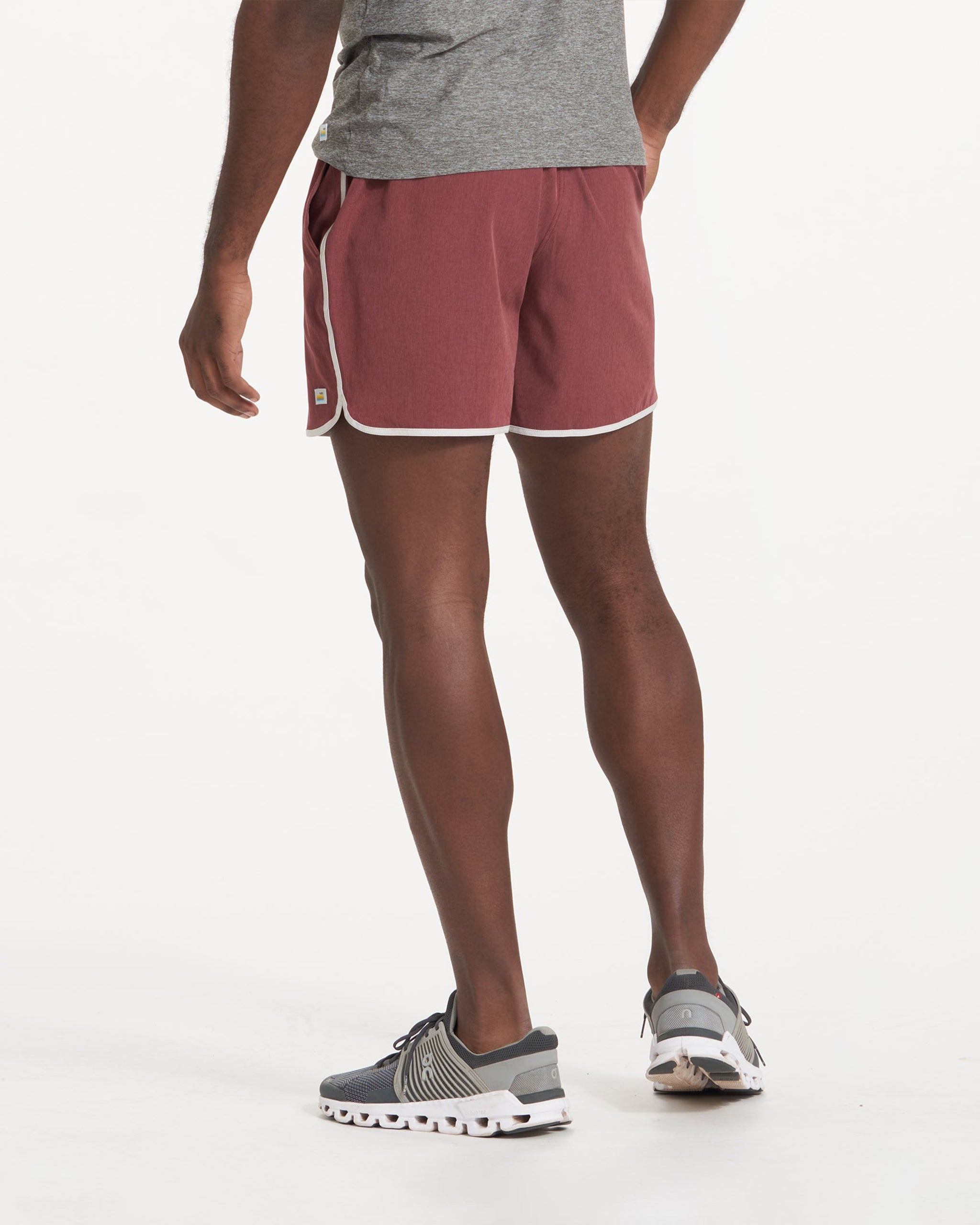 Banks Short 5" | Russet Linen Texture