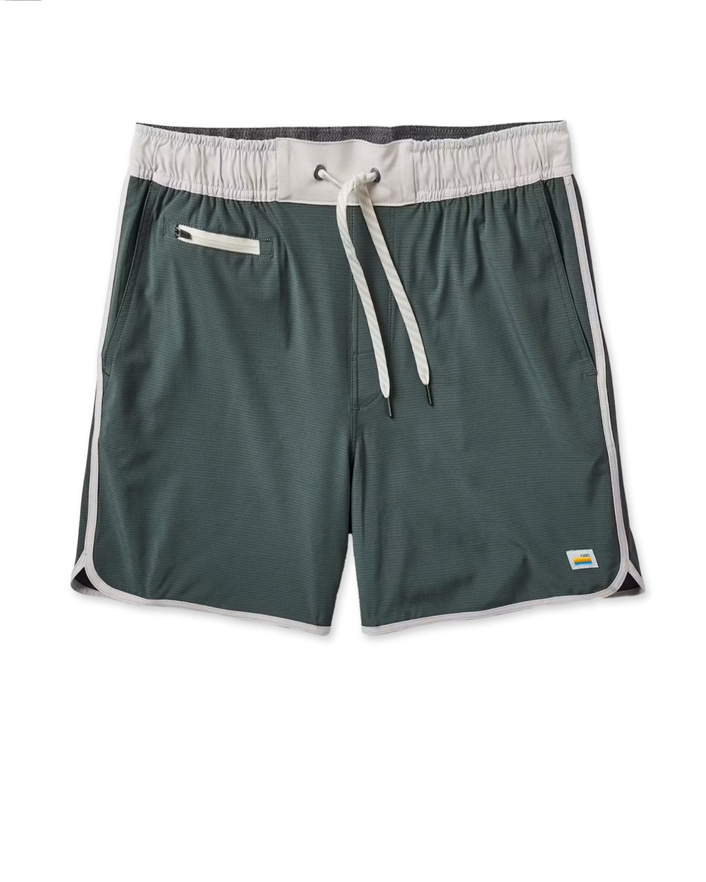 Banks Short 5" | Smoked Beryl Slub Stripe