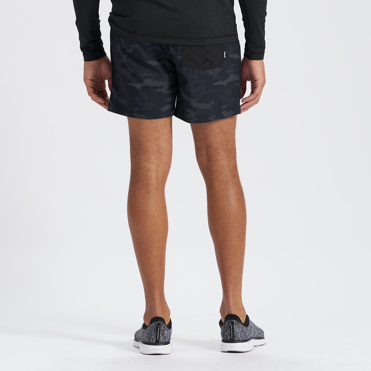 Kore Short Lined 5" | Black Watercolor Camo