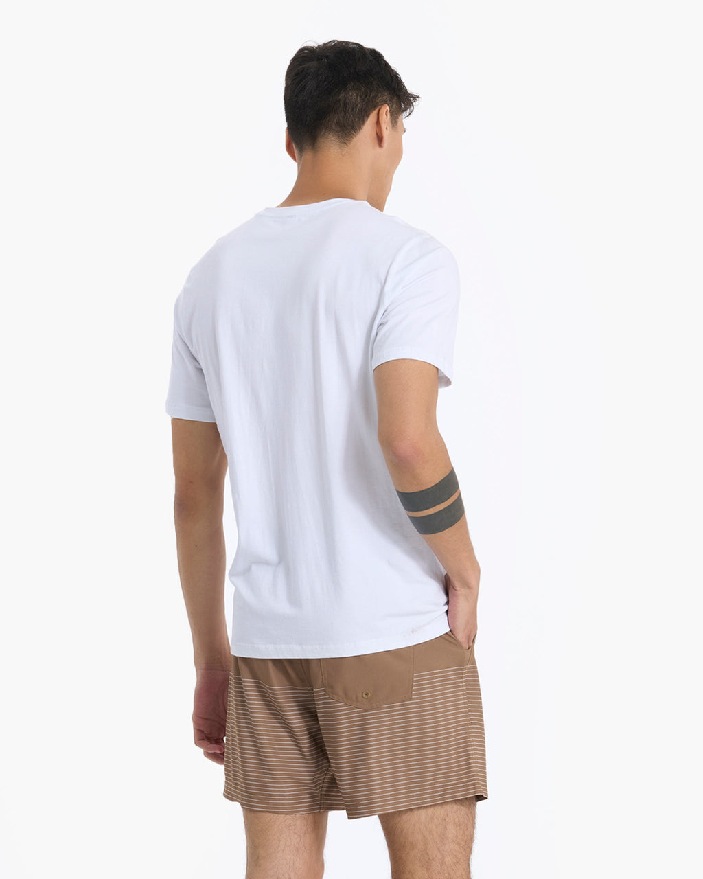 Kore Short Lined 5" | Camel Stripe