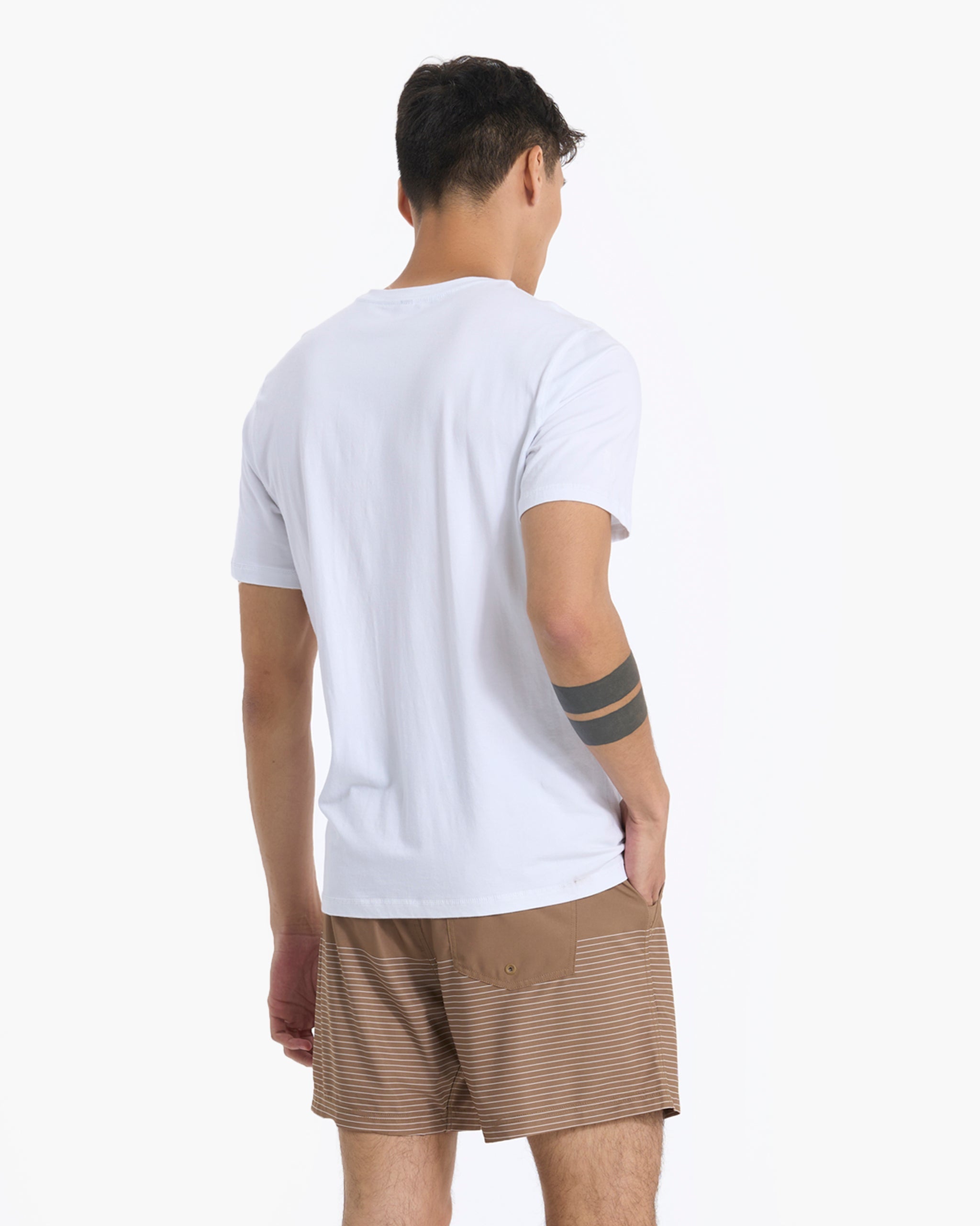 Kore Short Lined 5" | Camel Stripe