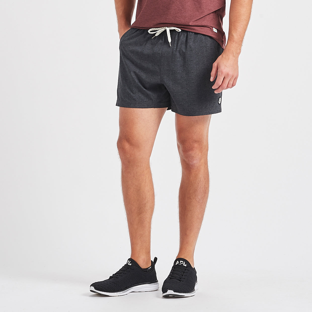 Kore Short 5" | Charcoal Twill Texture