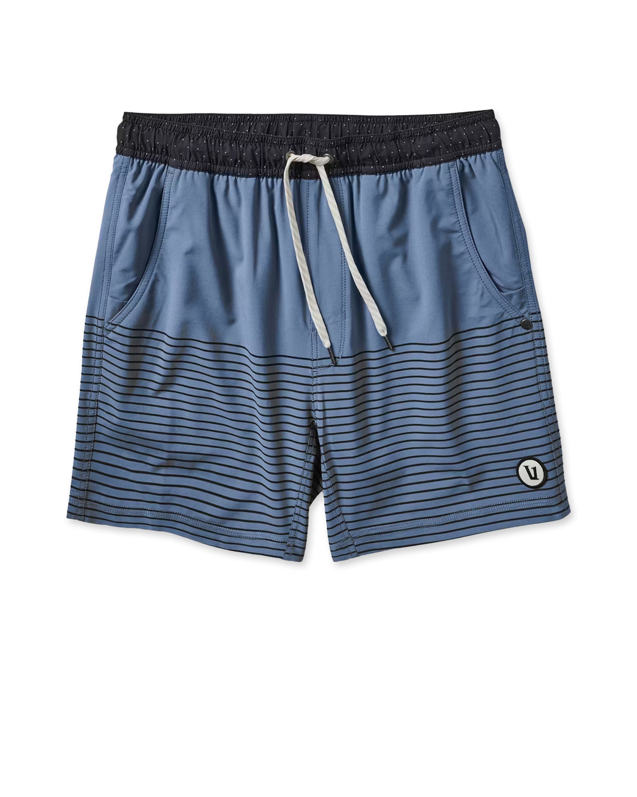 Kore Short Lined 5" | Light Azure Stripe