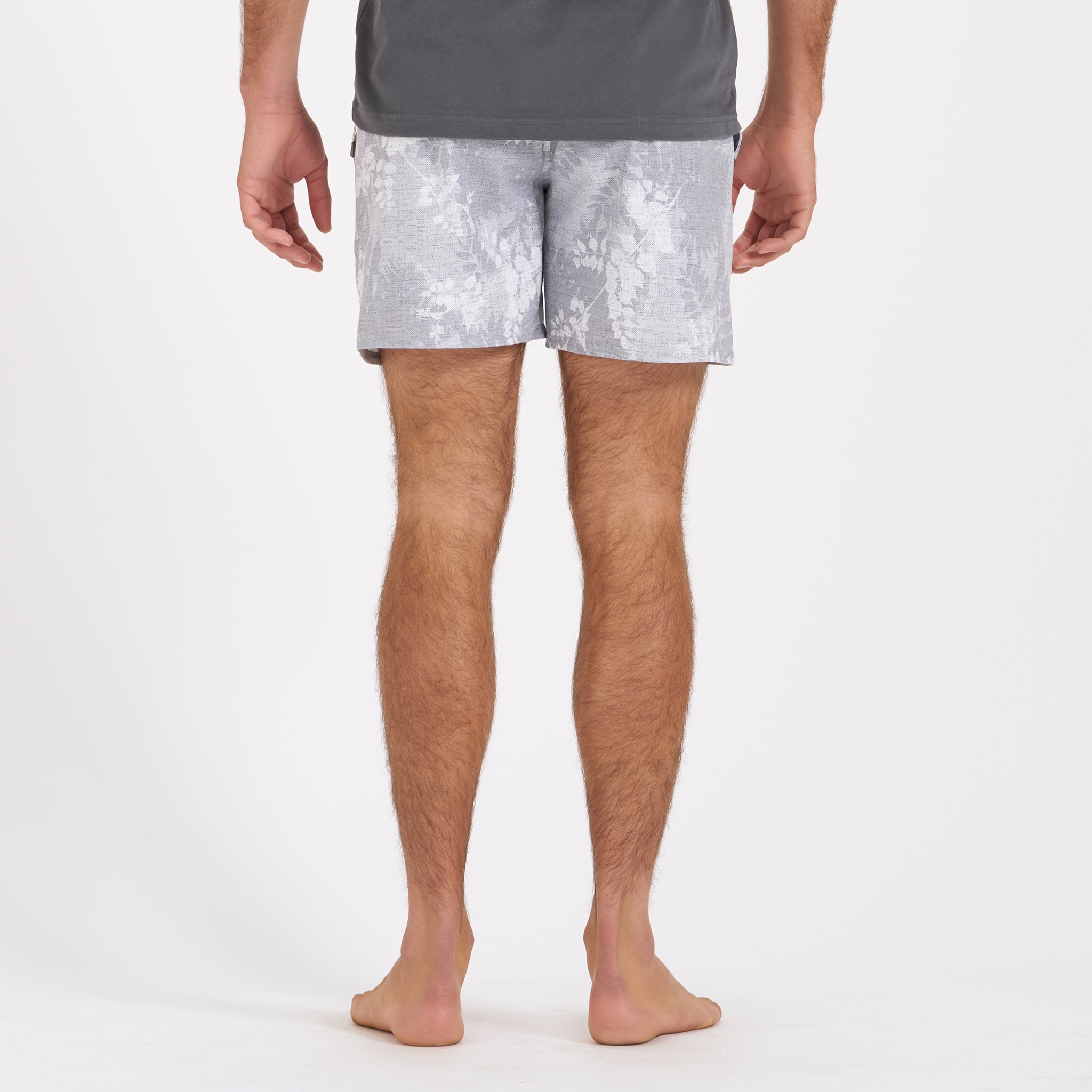 Cape Short | Light Grey Vintage Leaf