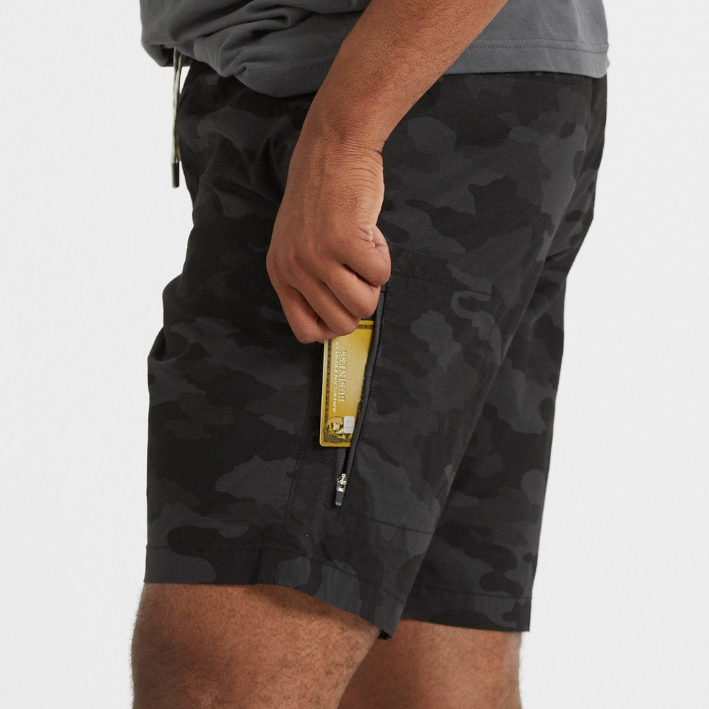 Ripstop Short | Black Camo