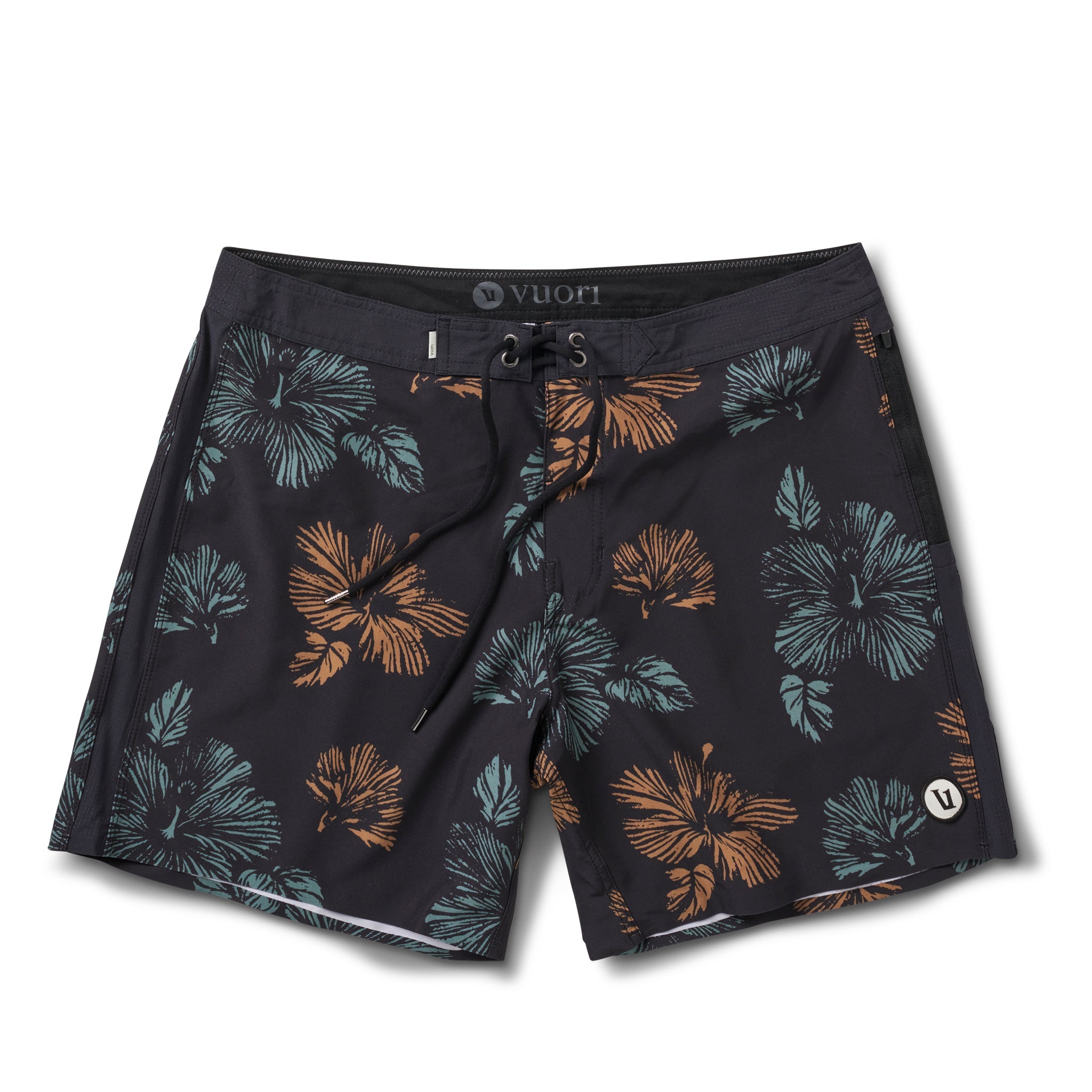Peak Boardshort | Black Multi Kona