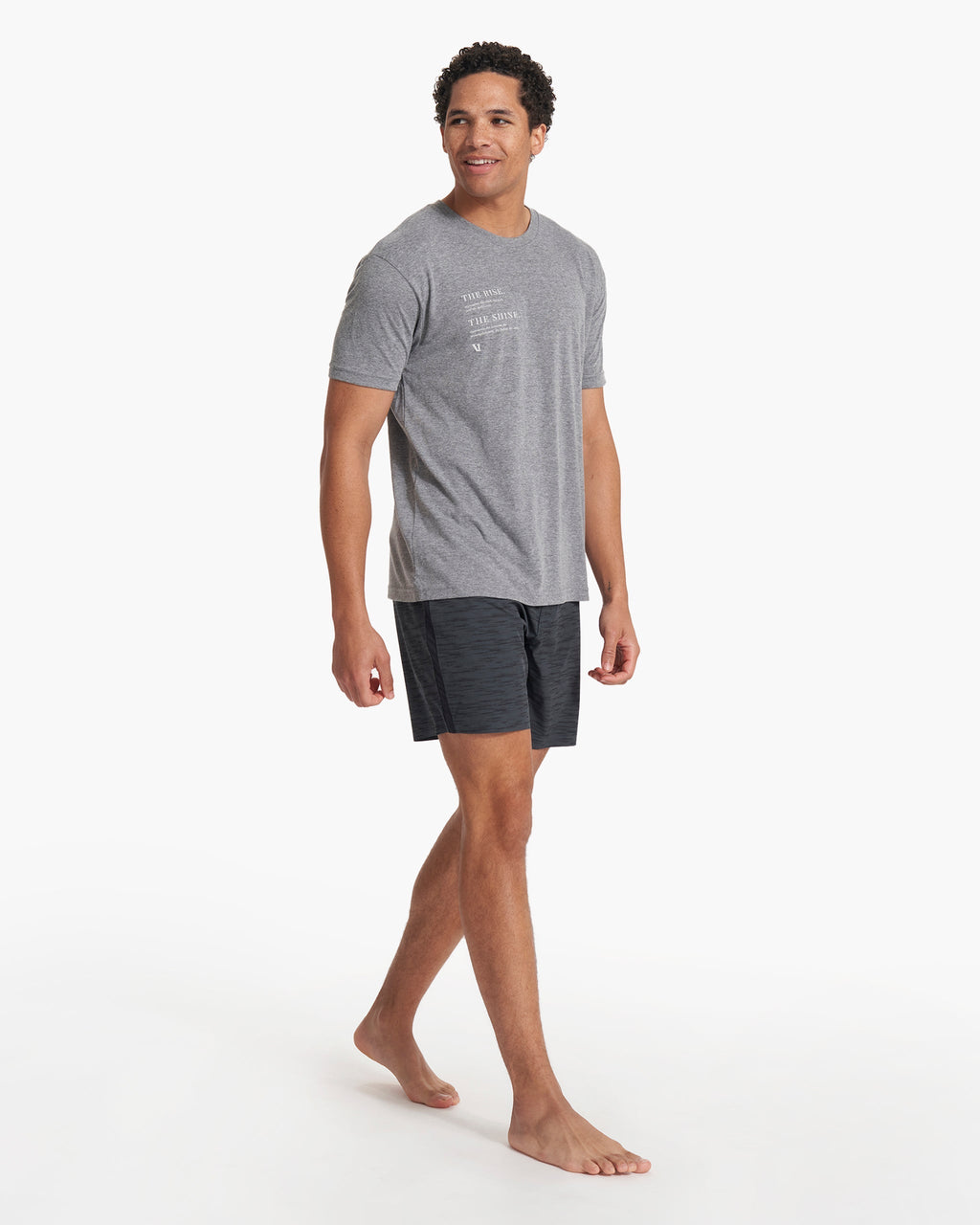 Peak Boardshort | Charcoal Escape