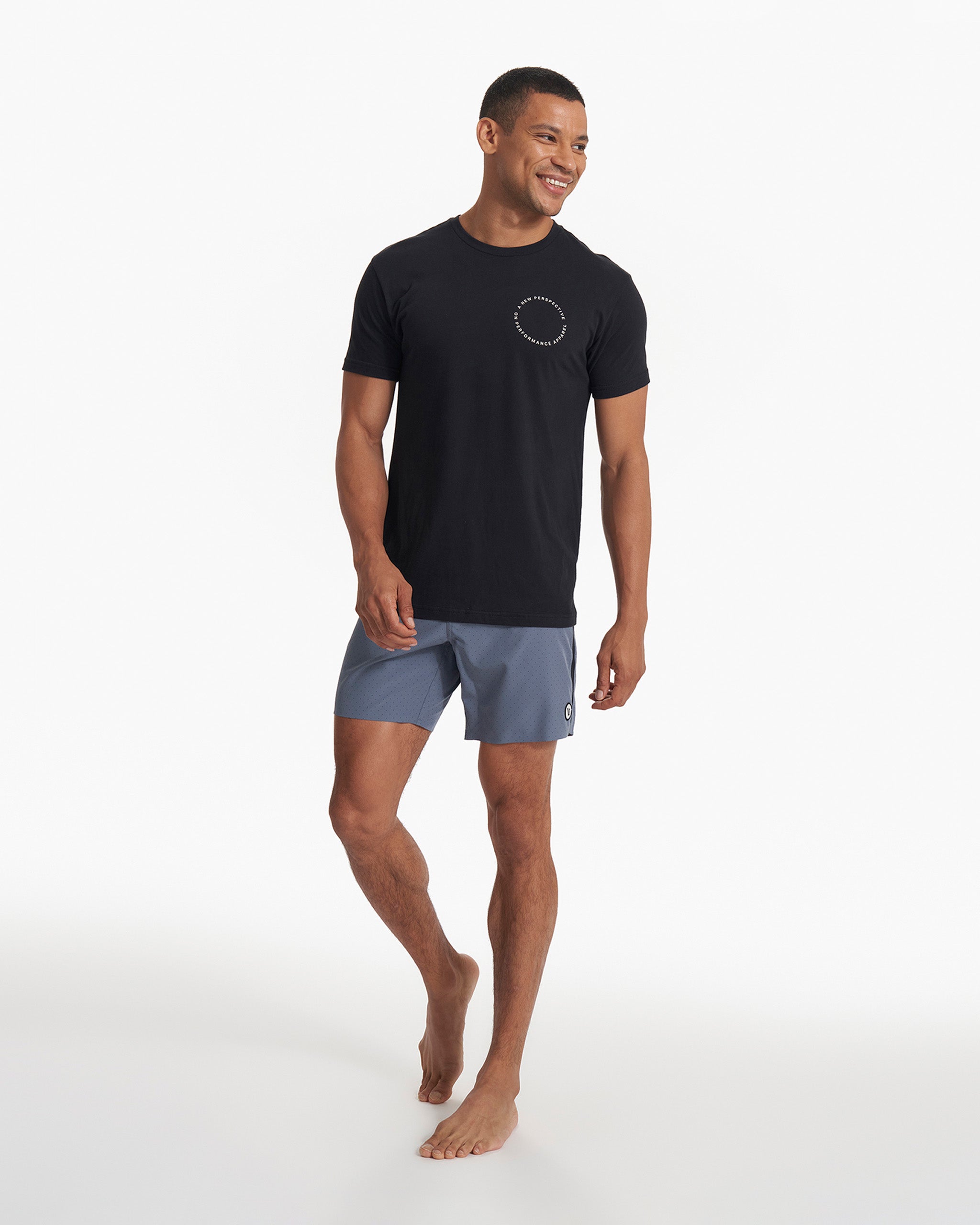 Peak Boardshort | Light Azure Micro Dot