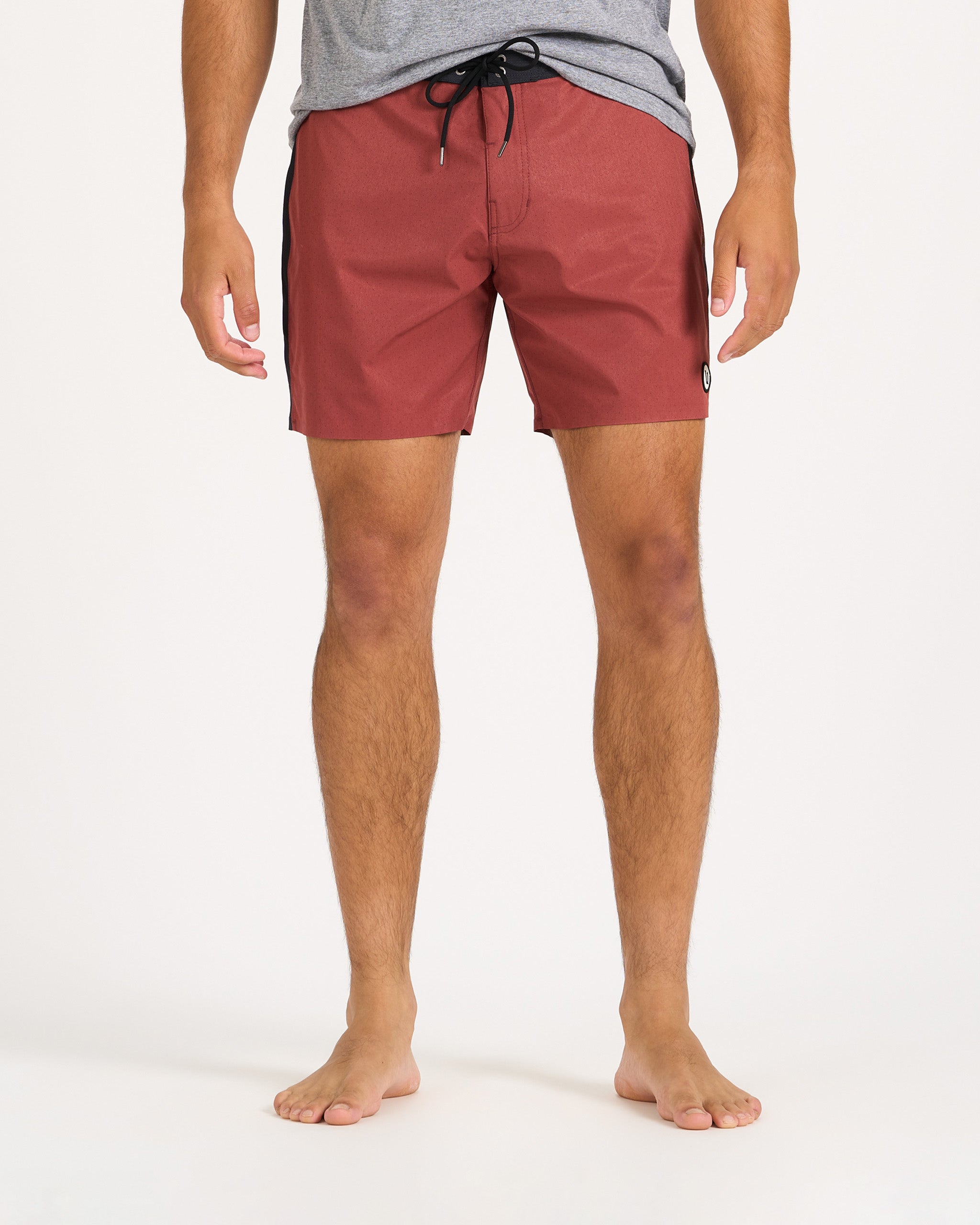 Peak Boardshort | Red Clay Micro Dot