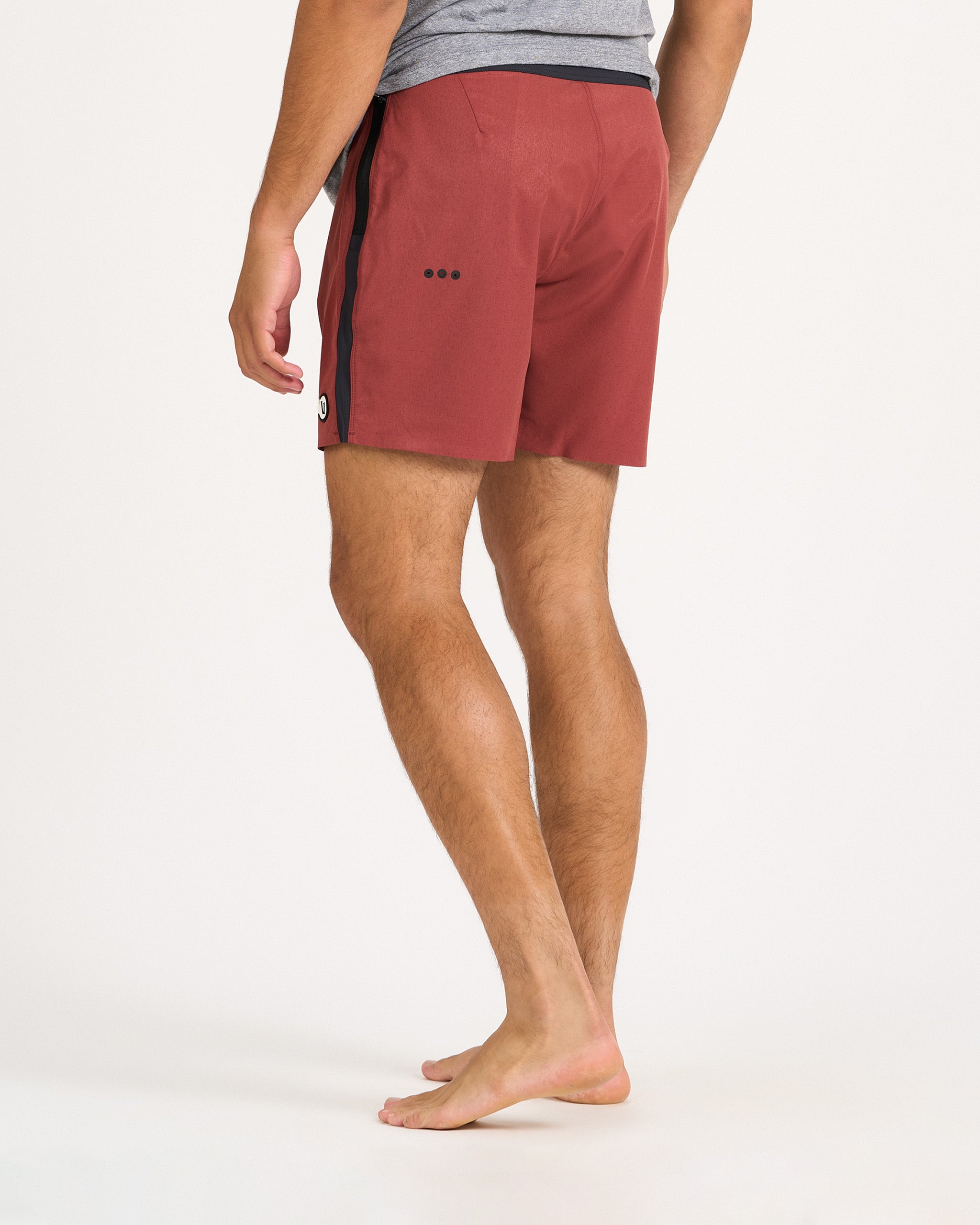 Peak Boardshort | Red Clay Micro Dot