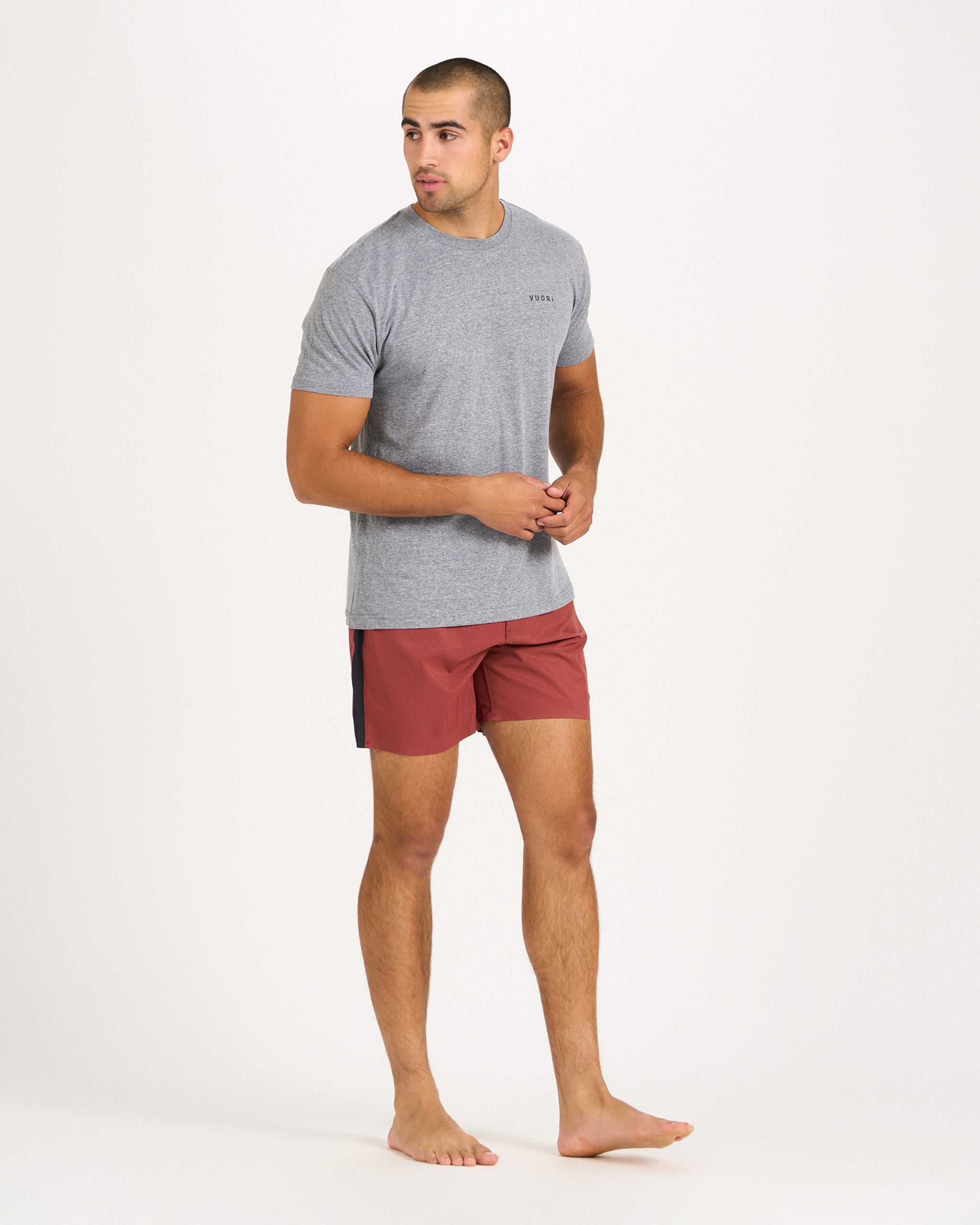 Peak Boardshort | Red Clay Micro Dot