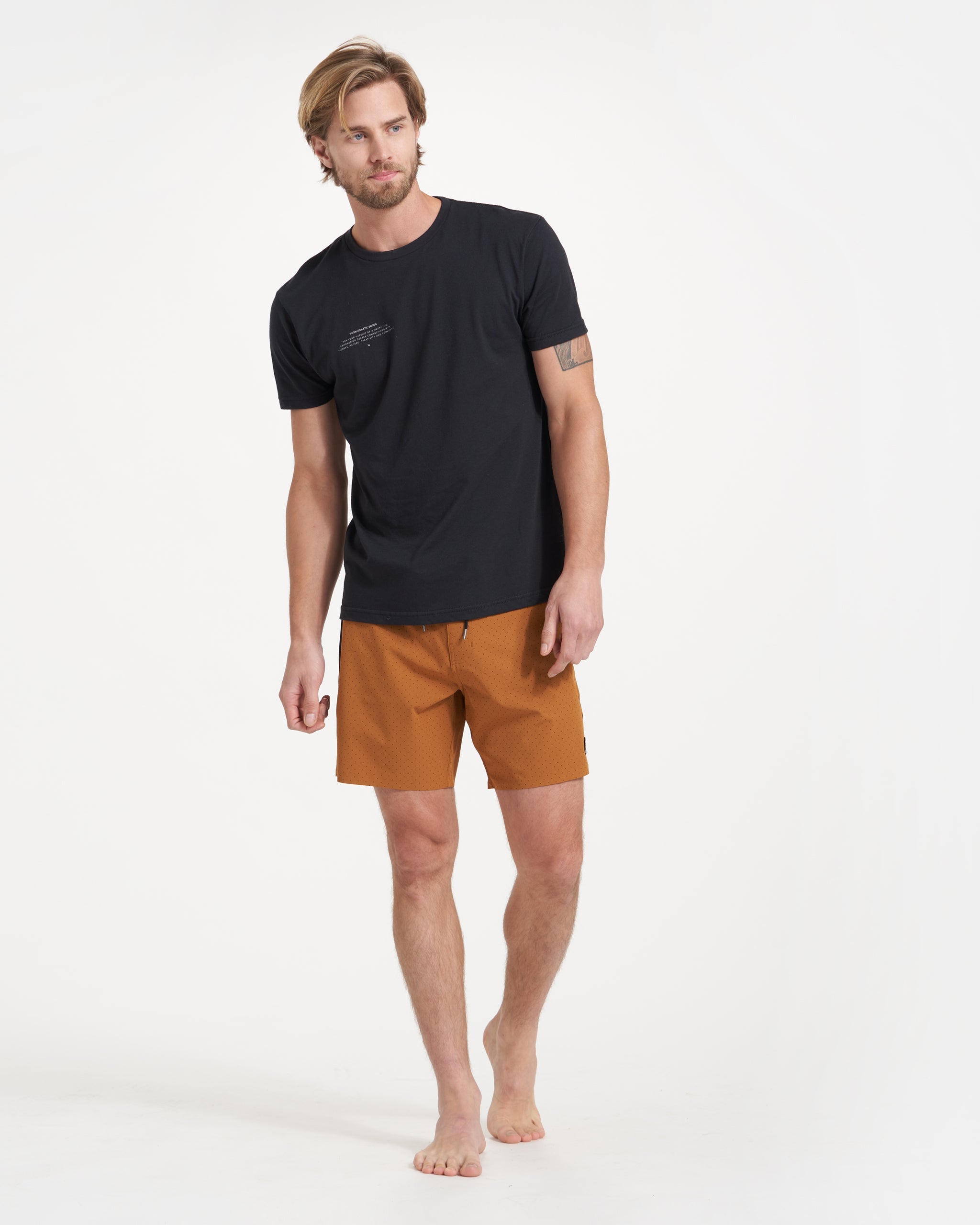 Peak Boardshort | Turmeric Micro Dot