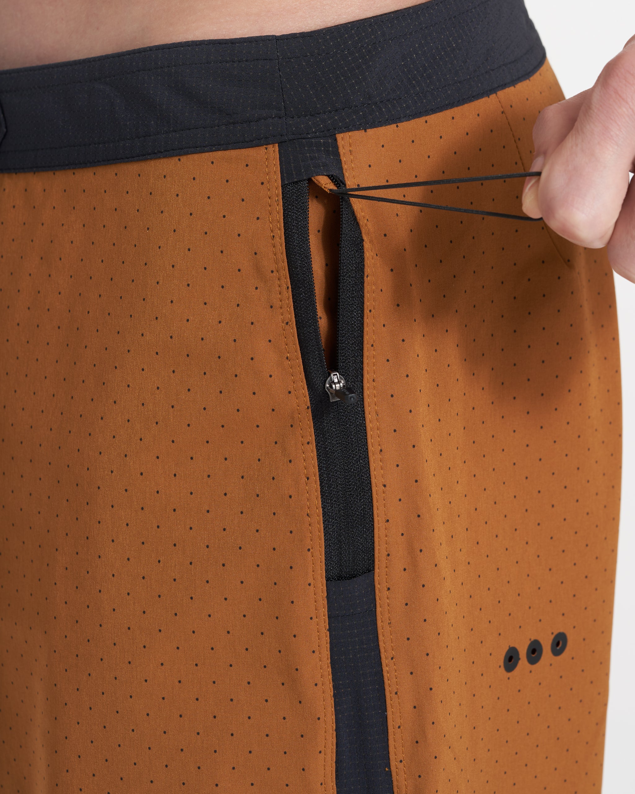 Peak Boardshort | Turmeric Micro Dot