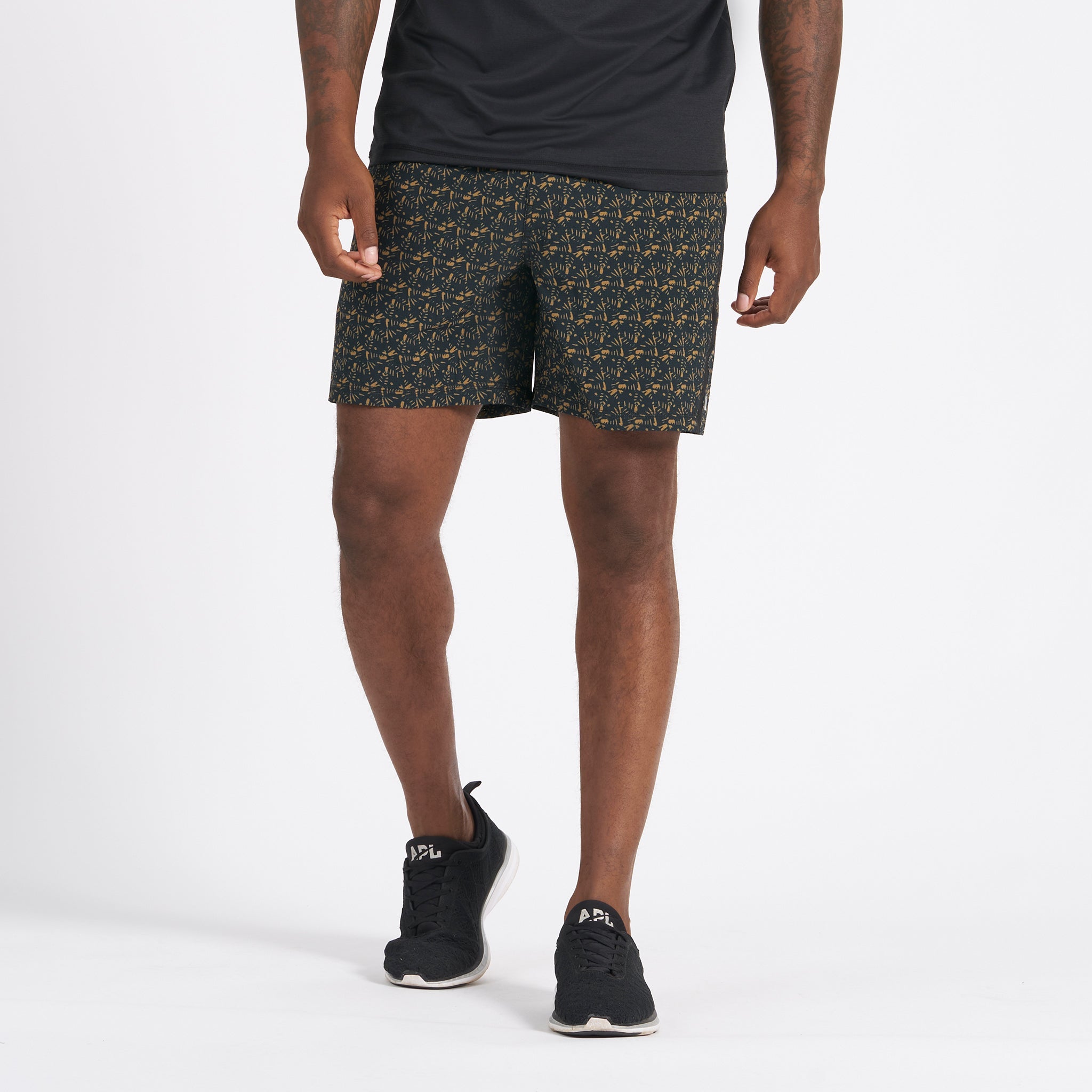 Draft Short | Black Woodblock