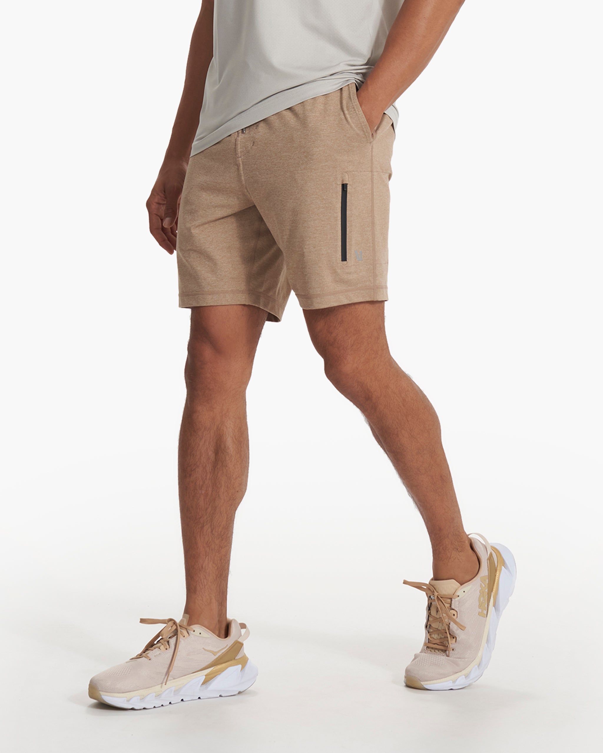 Sunday Performance Short 7.5" | Camel Heather