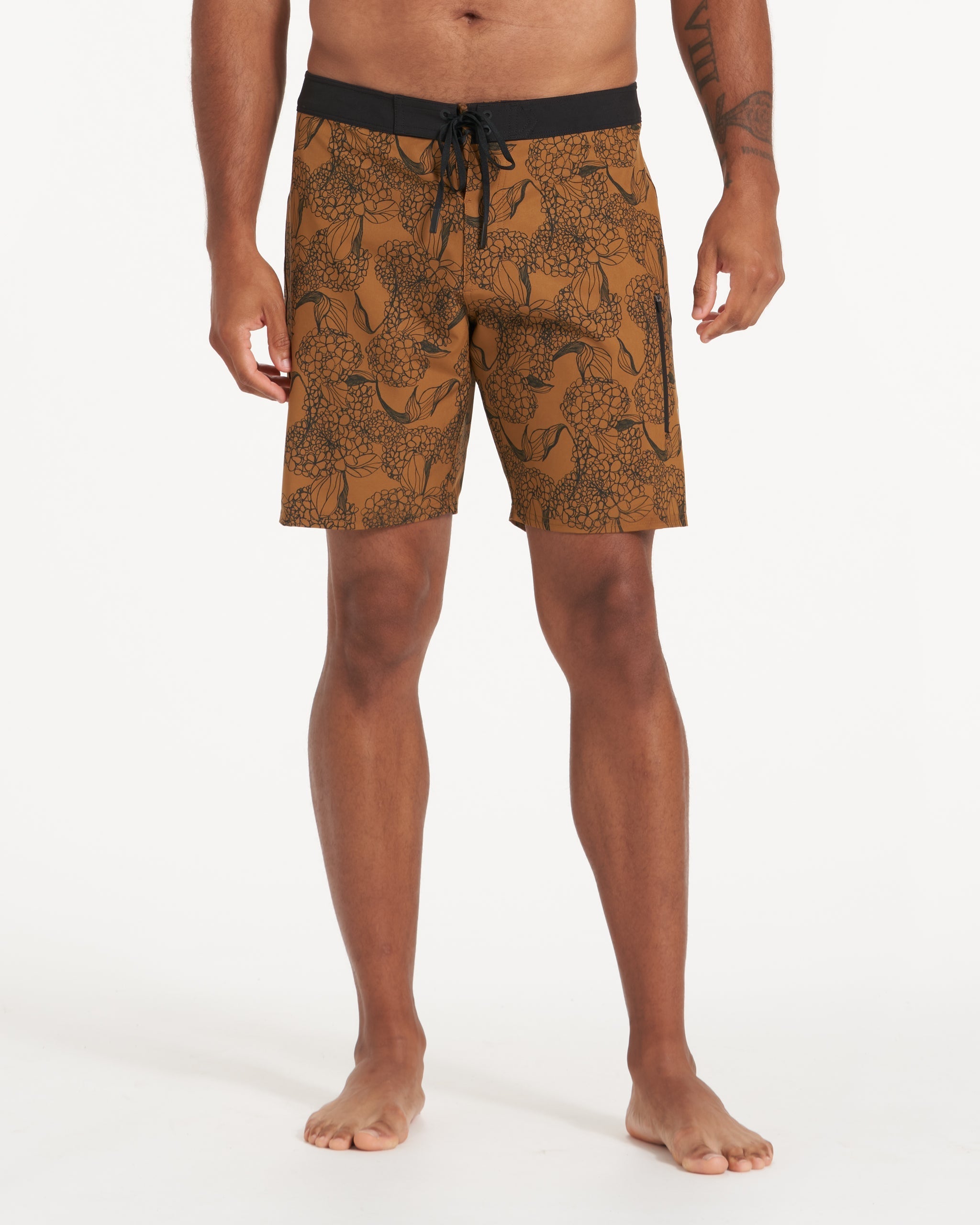 Infinity Boardshort | Caramel Hydrangea