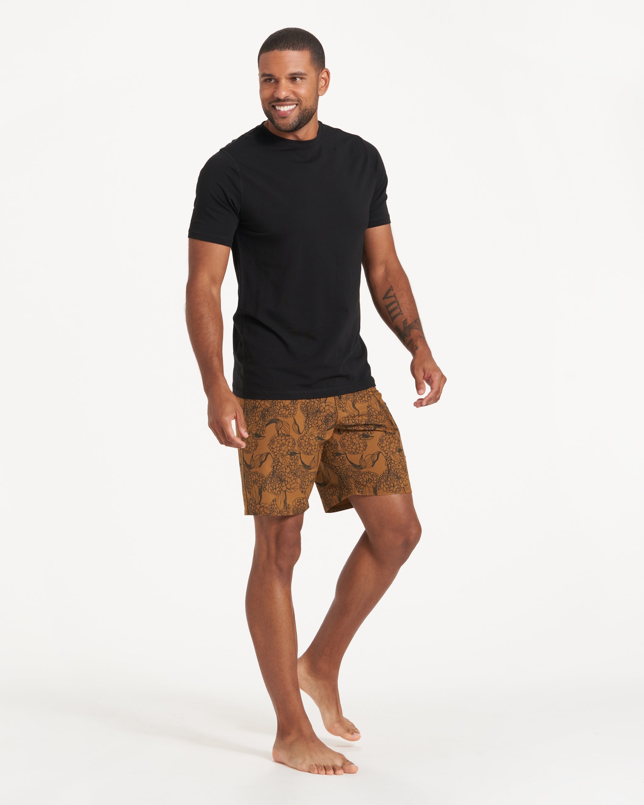 Infinity Boardshort | Caramel Hydrangea