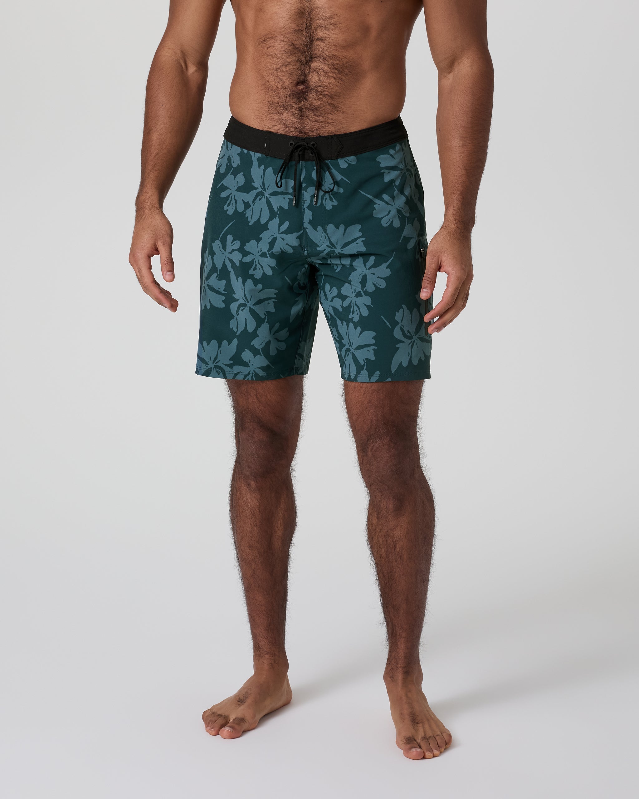 Infinity Boardshort | Deep Sea Plumeria