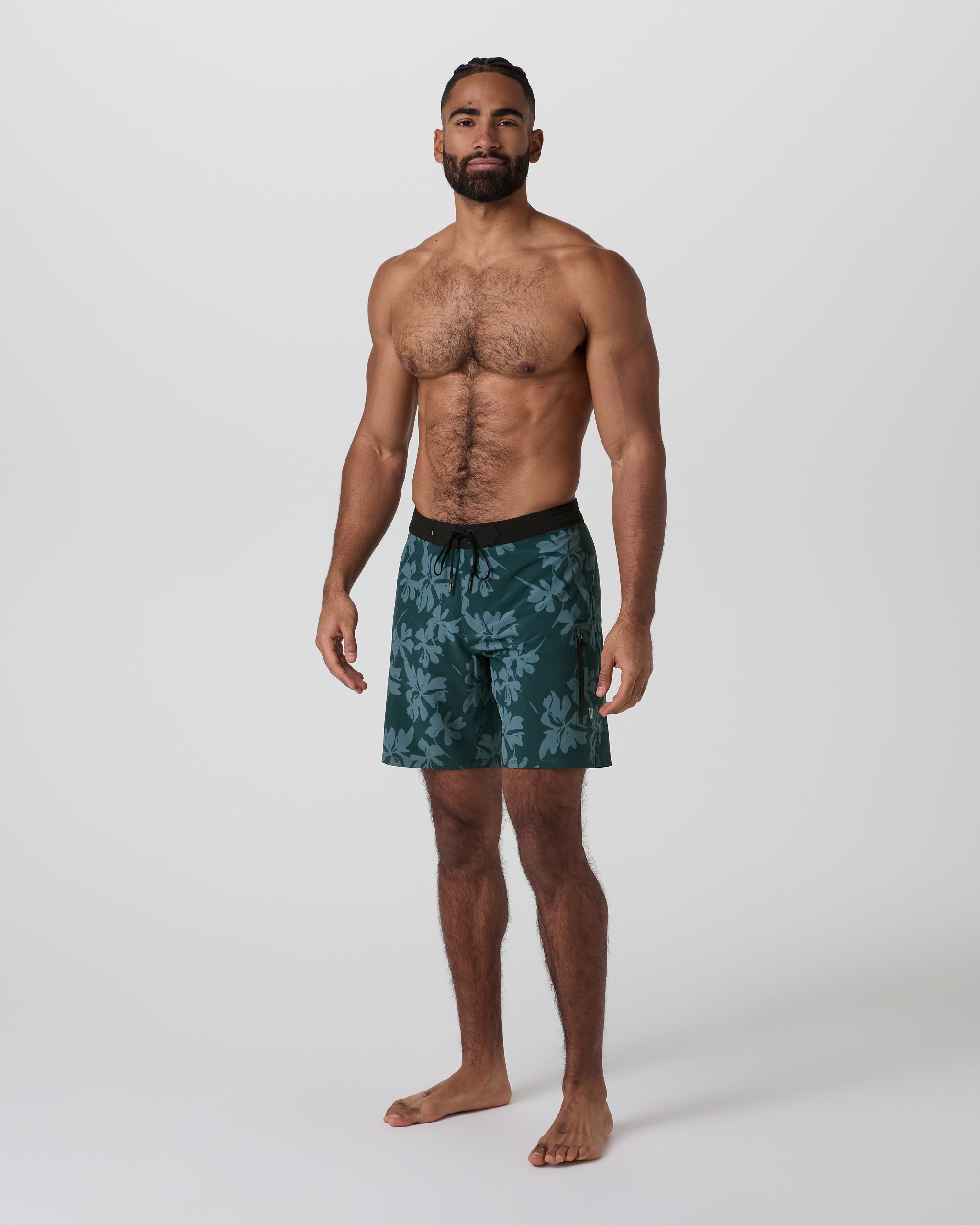 Infinity Boardshort | Deep Sea Plumeria