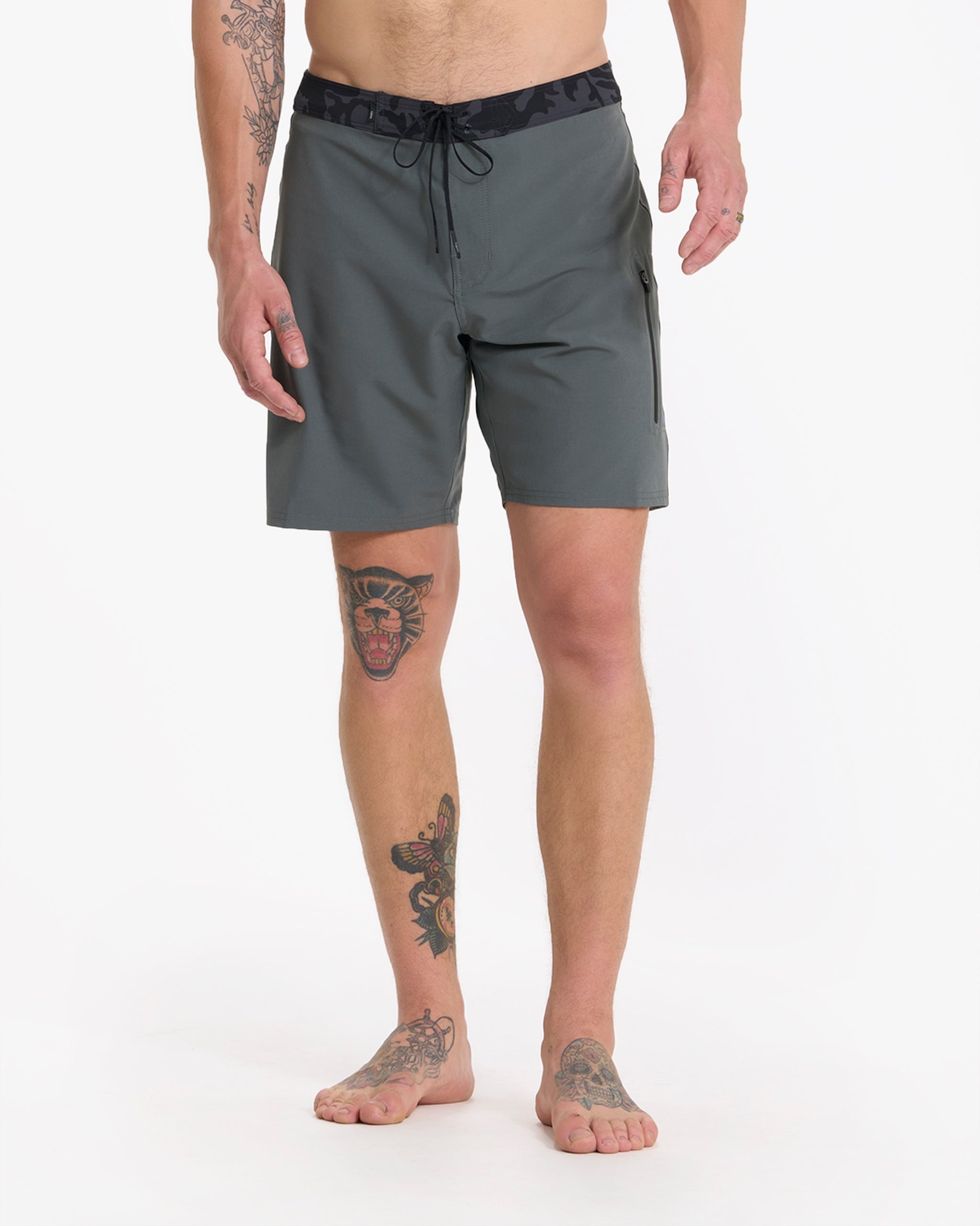 Infinity Boardshort | Dusty Pine