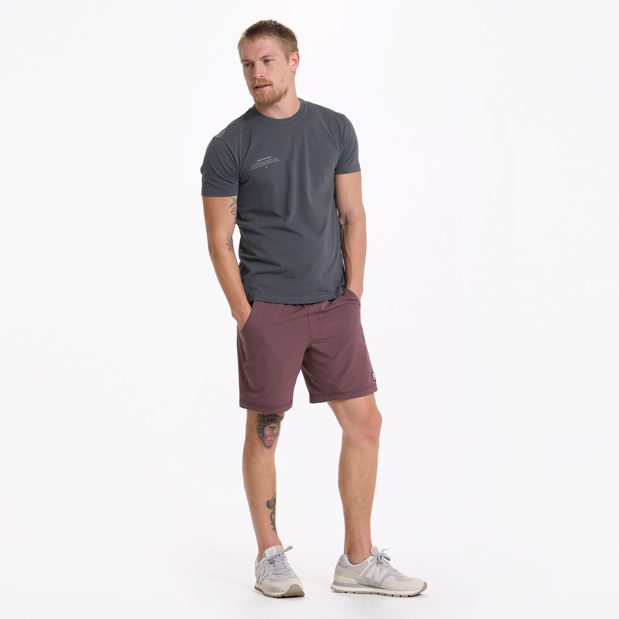 Kore Short Unlined 7" | Chestnut