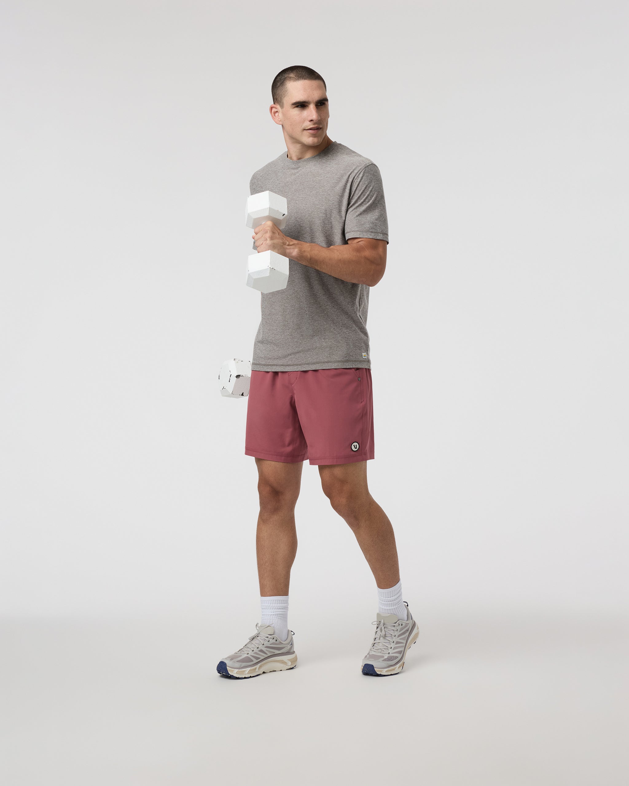 Kore Short Unlined 7" | Saltwater Red