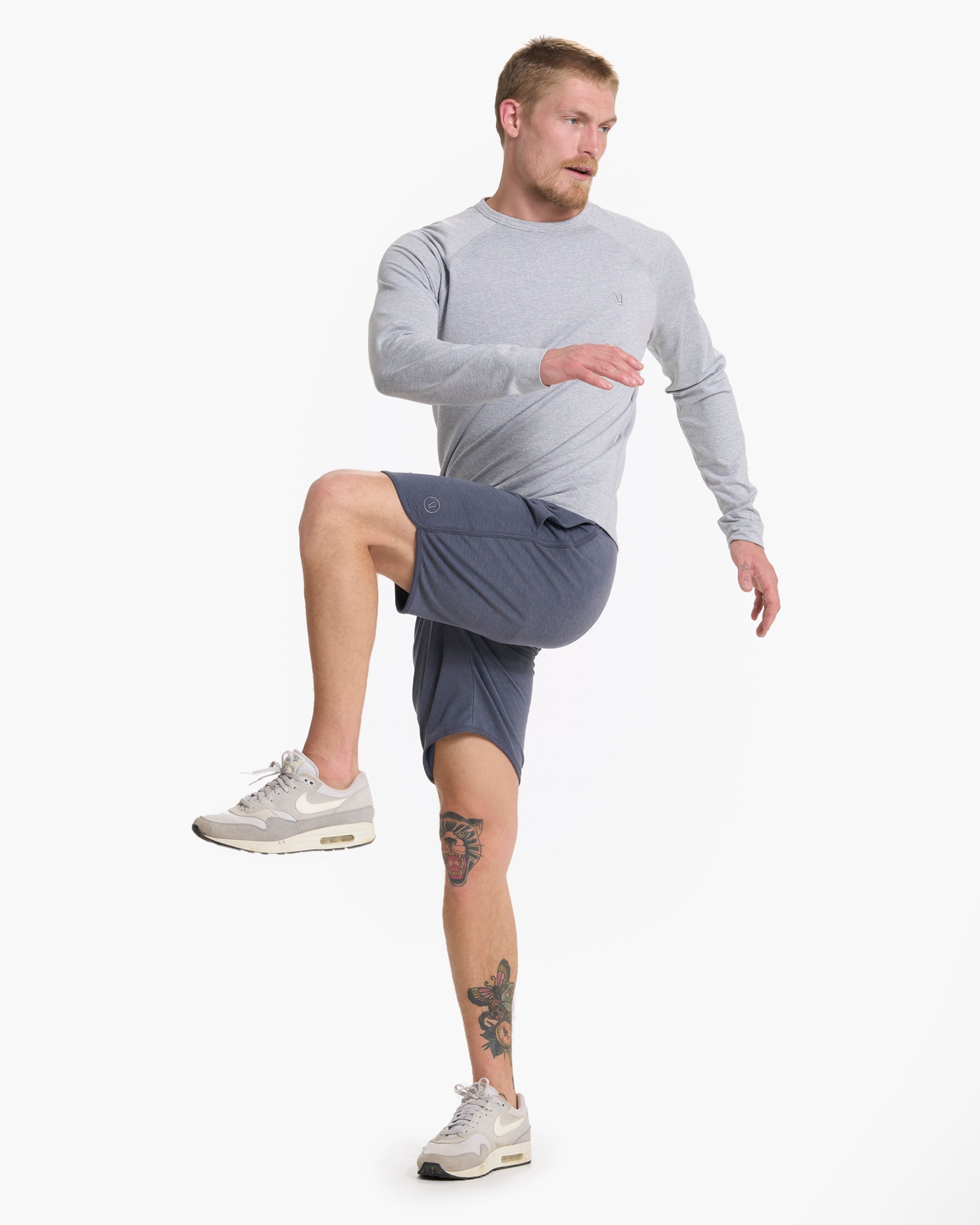 Austin Sweatshort | Azure Heather