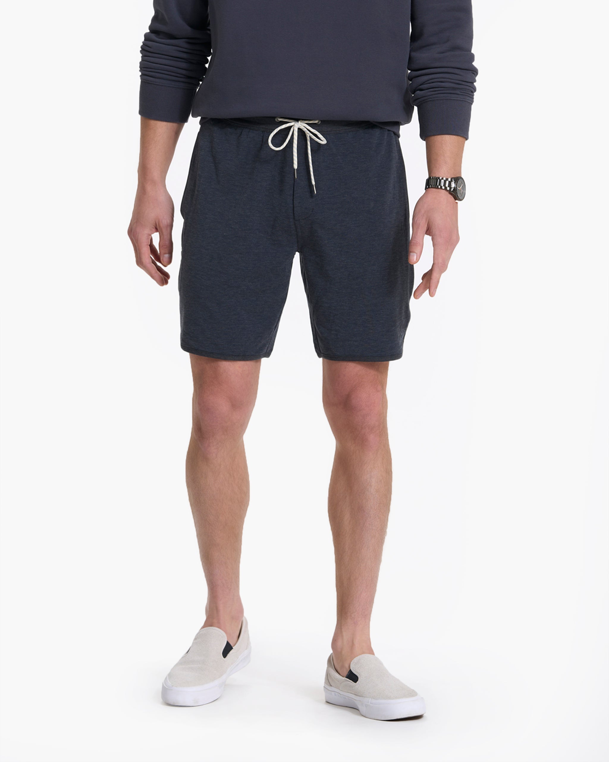 Austin Sweatshort | Charcoal Heather