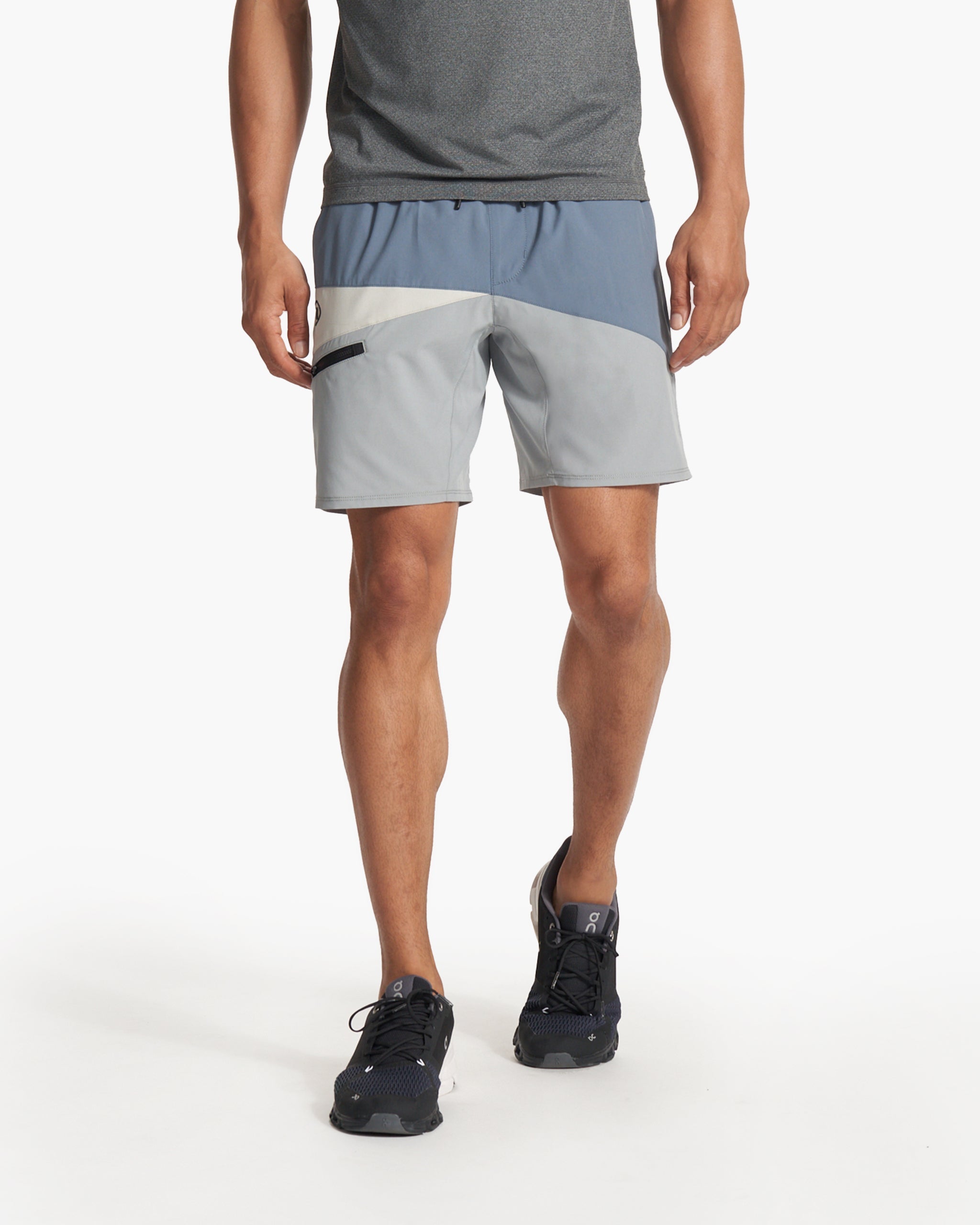 Colorblock Kore Short Lined 7" | Light Azure/Steel/Vapor