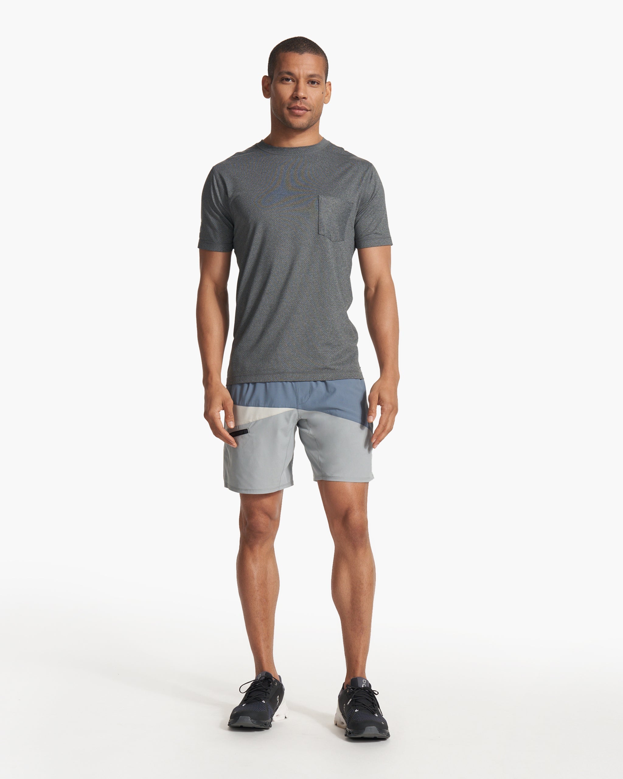 Colorblock Kore Short Lined 7" | Light Azure/Steel/Vapor