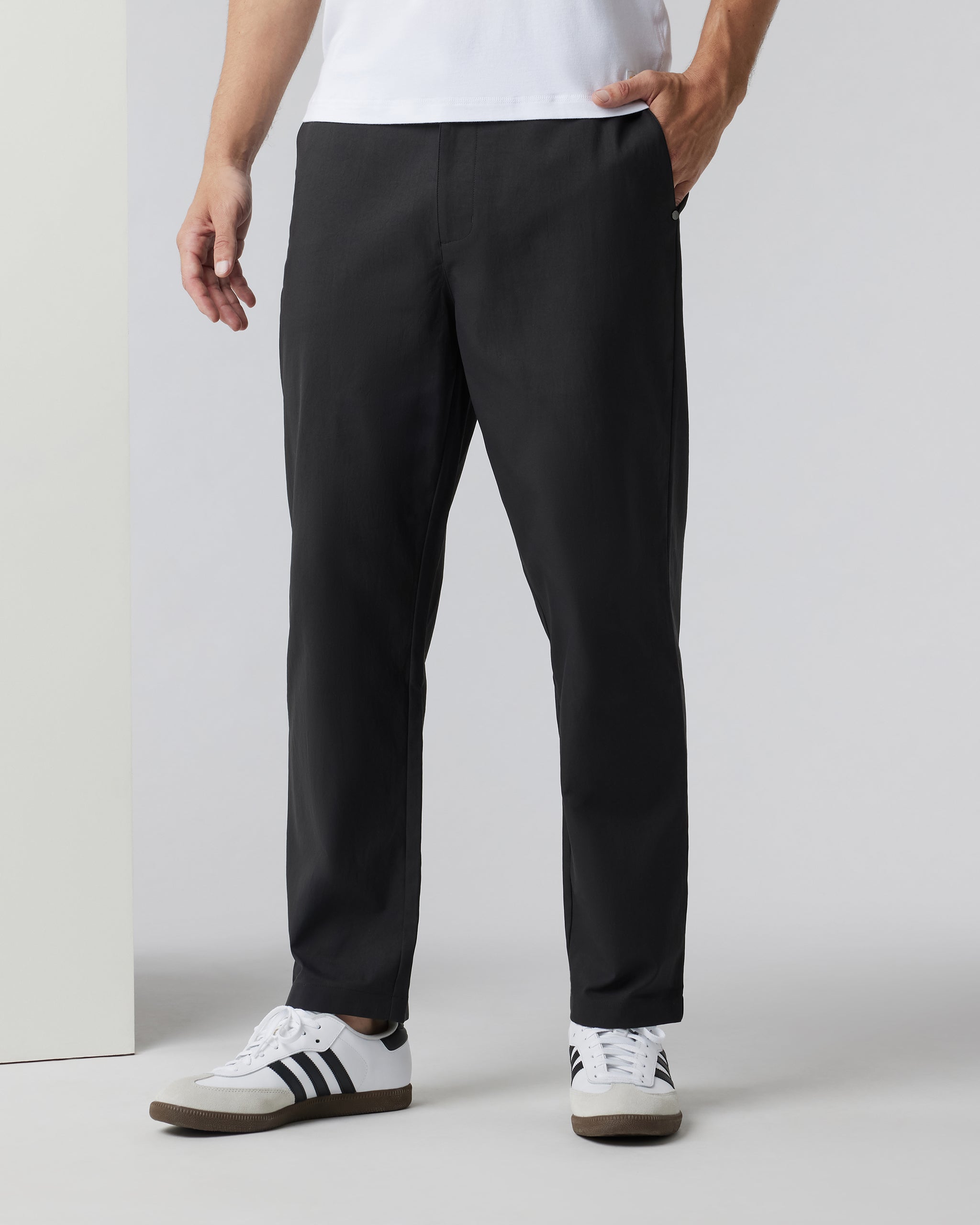 Cascade Crinkle Pant Relaxed 30" | Black