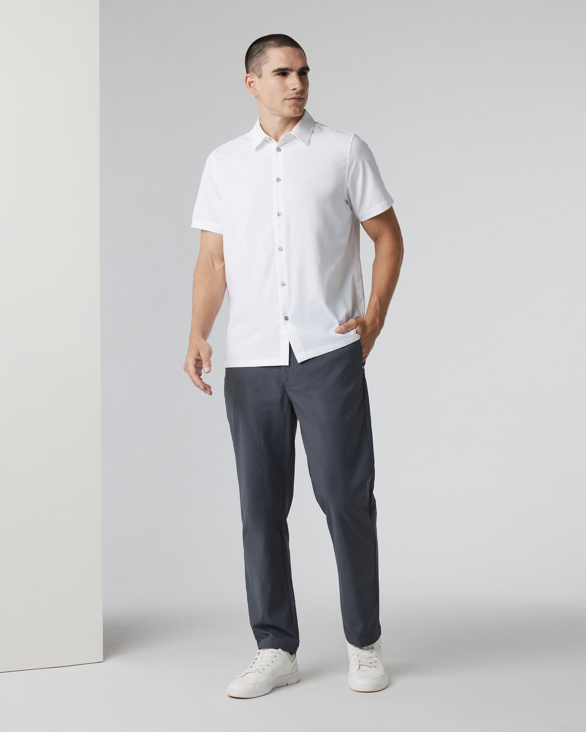 Cascade Crinkle Pant Relaxed 30" | Charcoal