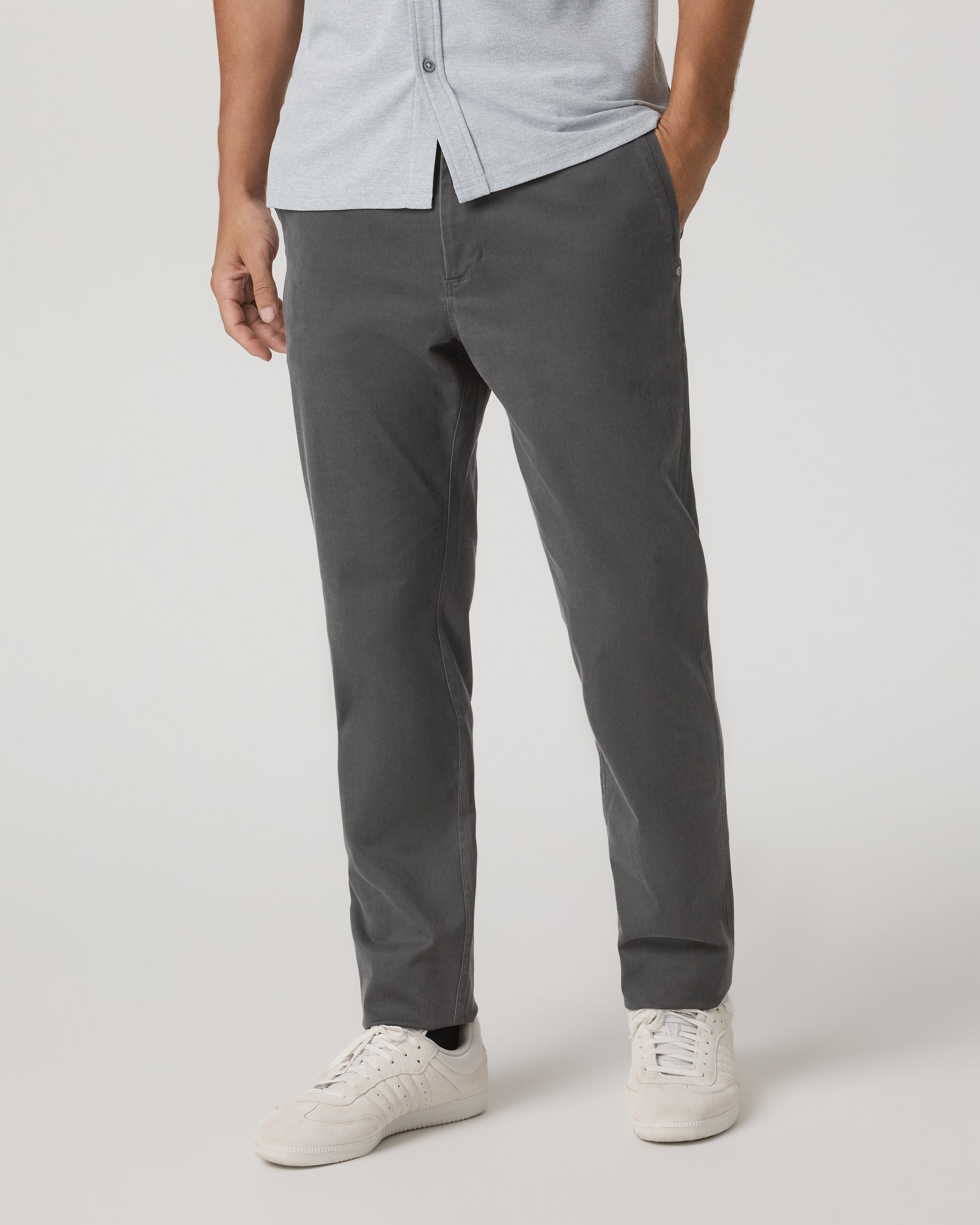 Fletcher Chino Pant Classic Fit 32" | Dark Pewter