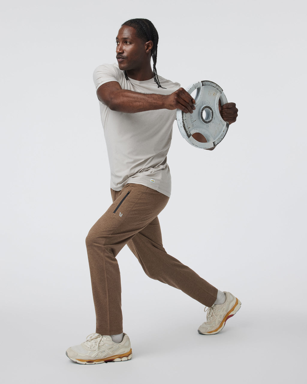 Sunday Performance Track Pant 2.0 | Pecan Heather