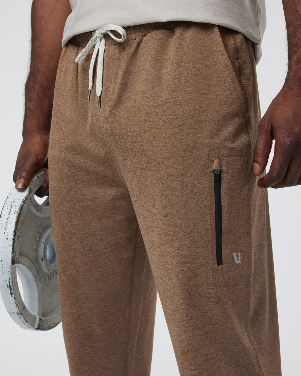 Sunday Performance Track Pant 2.0 | Pecan Heather