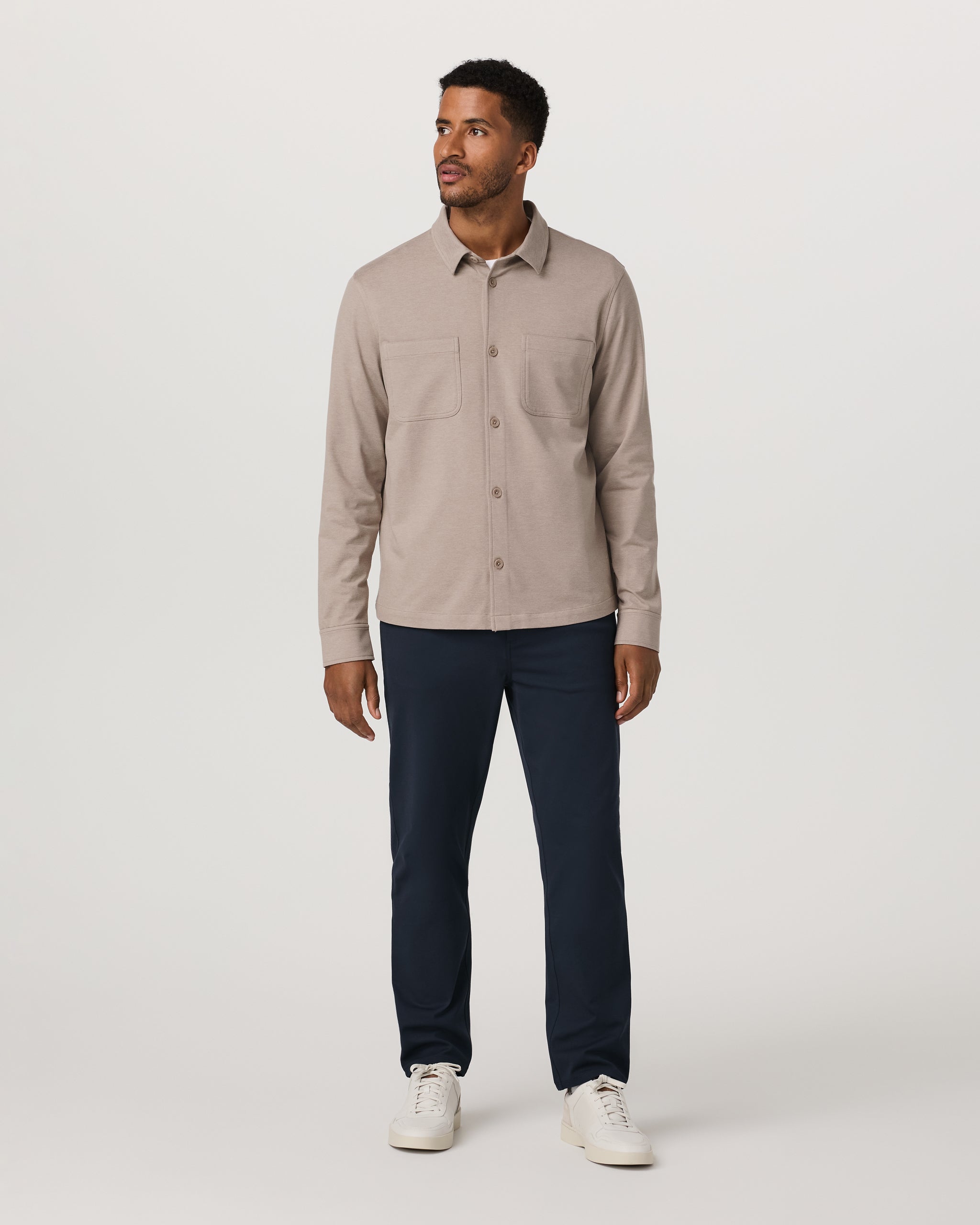 Coronado Shirt Jacket | Pumice Heather