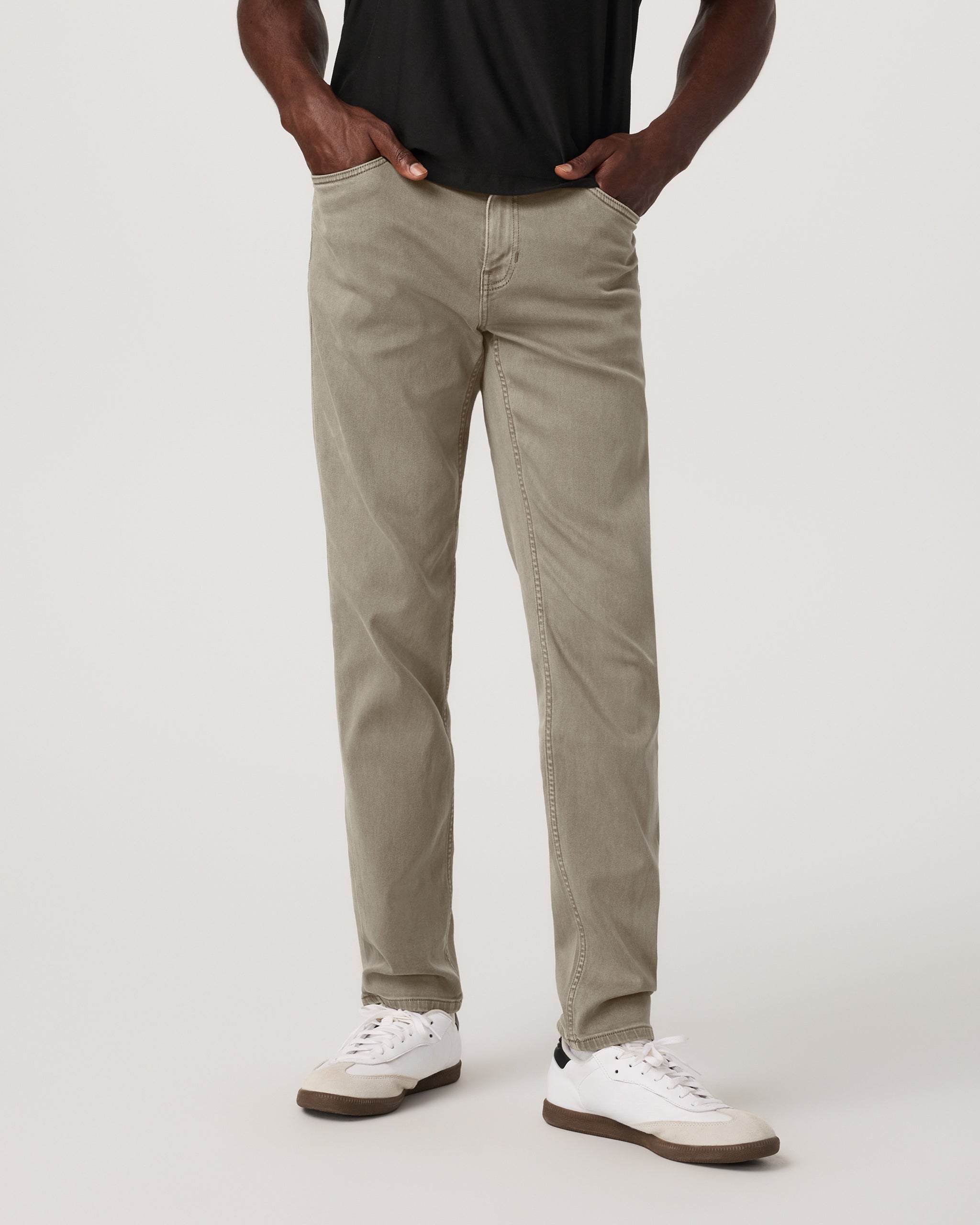 Benton Stretch Twill Pant Athletic Slim Fit 30" | Taupe