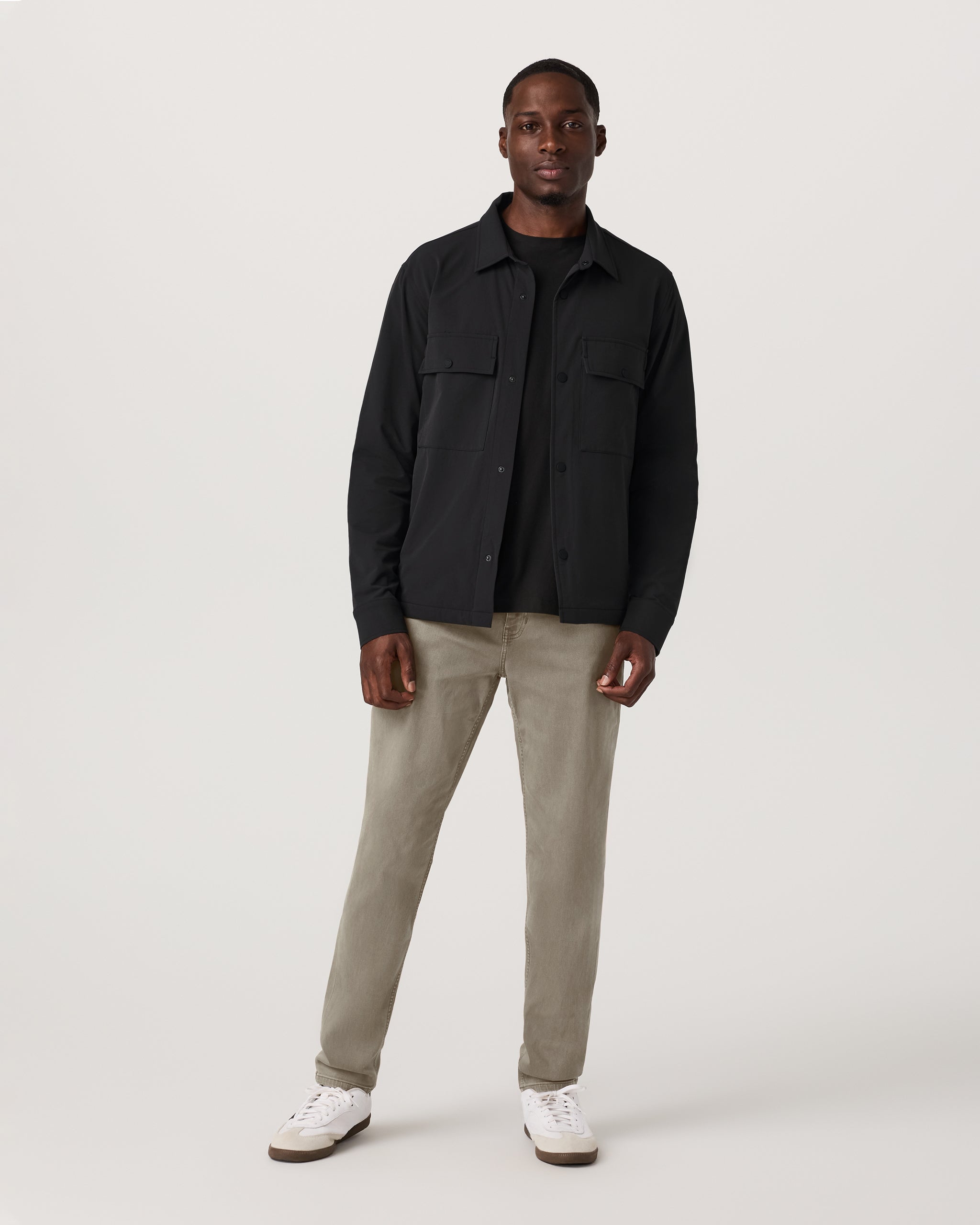 Benton Stretch Twill Pant Athletic Slim Fit 30" | Taupe