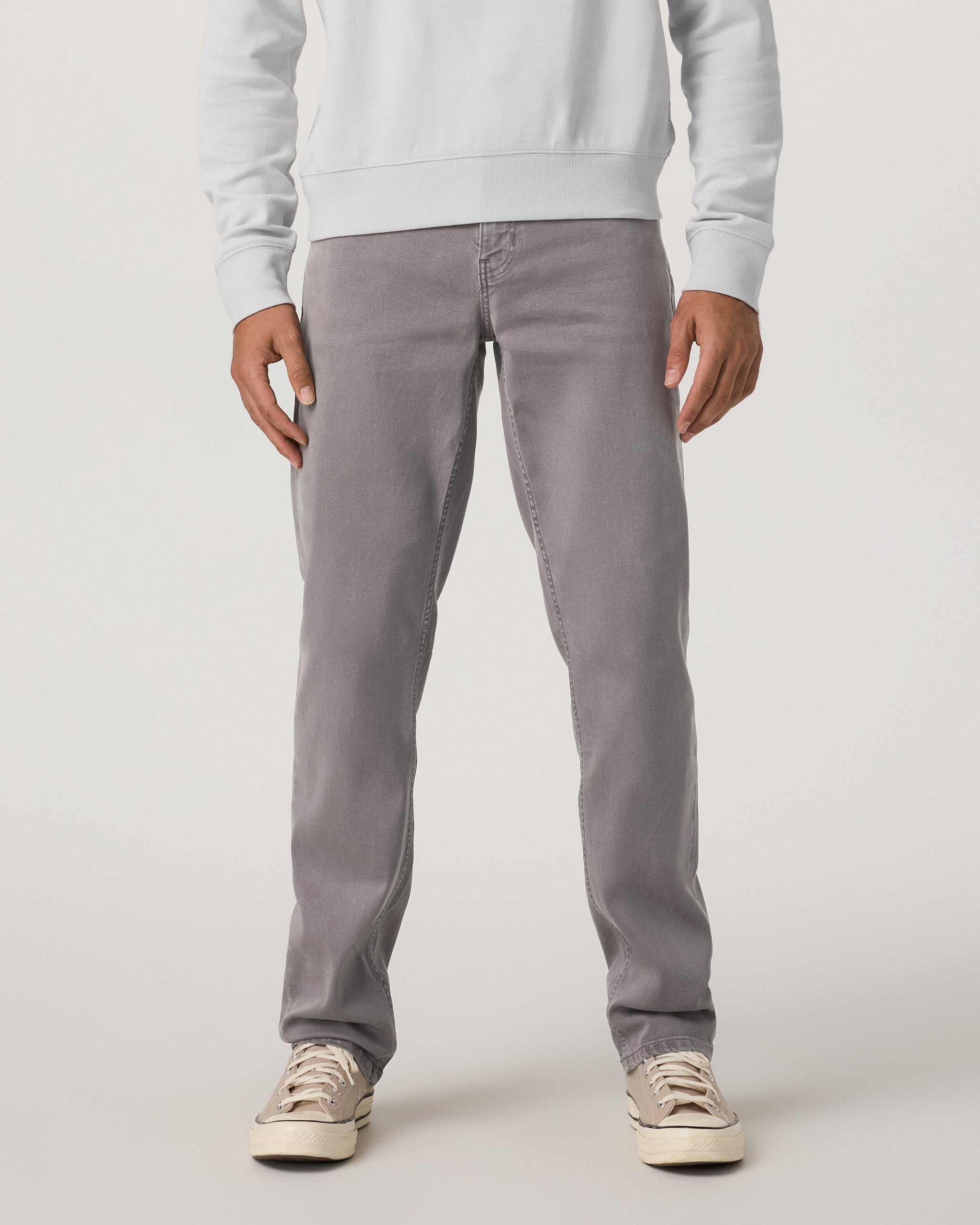 Benton Stretch Twill Pant Classic Fit 32" | Cavern Grey