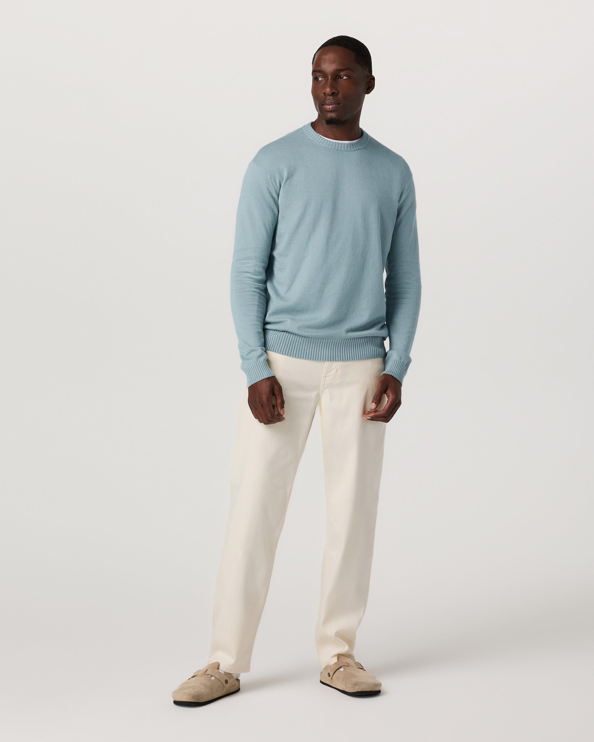 Benton Stretch Twill Pant Classic Fit 30" | Natural