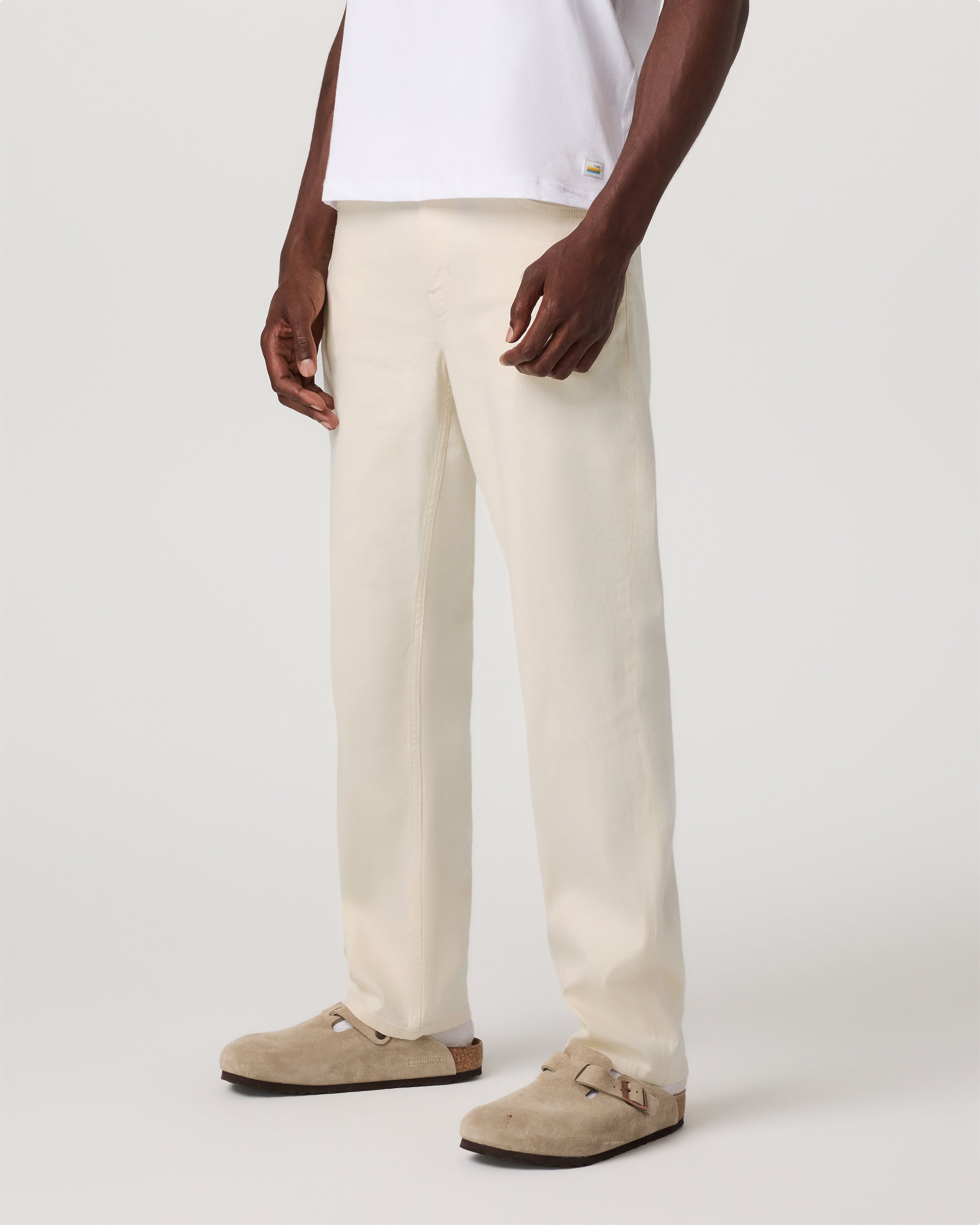Benton Stretch Twill Pant Classic Fit 30" | Natural