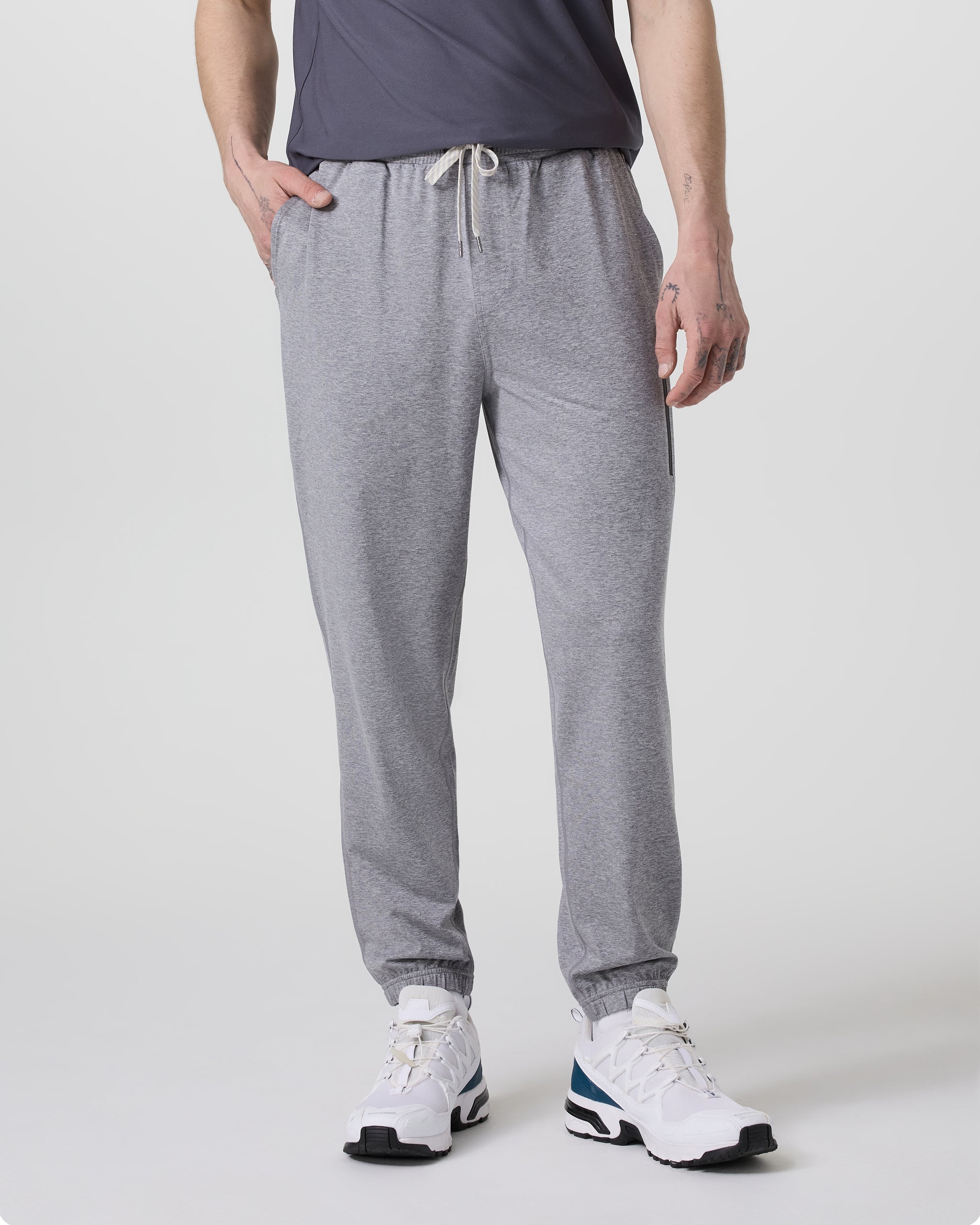 Sunday Performance Sweatpant - Long | Grey Heather
