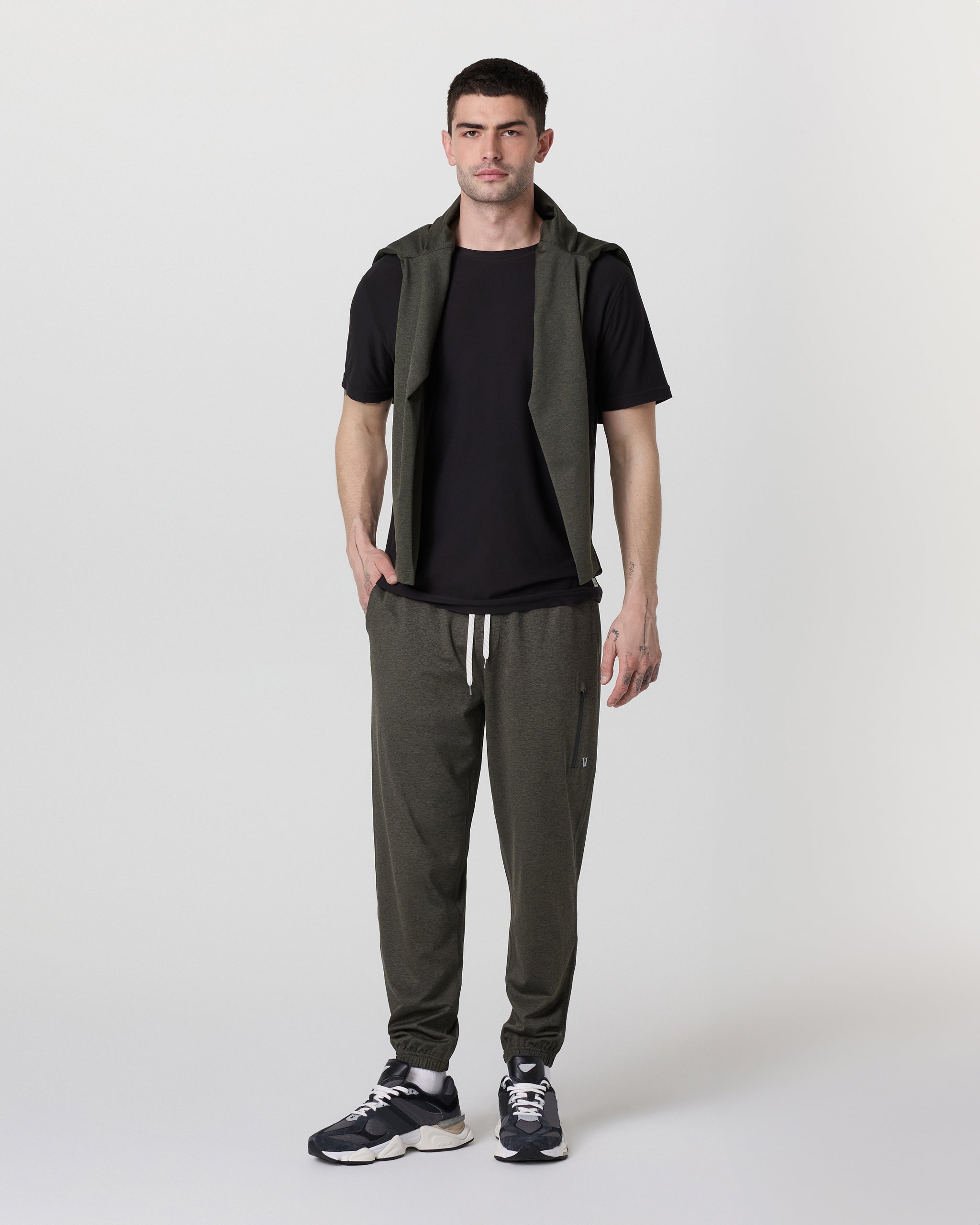 Sunday Performance Sweatpant - Long | Kale Heather