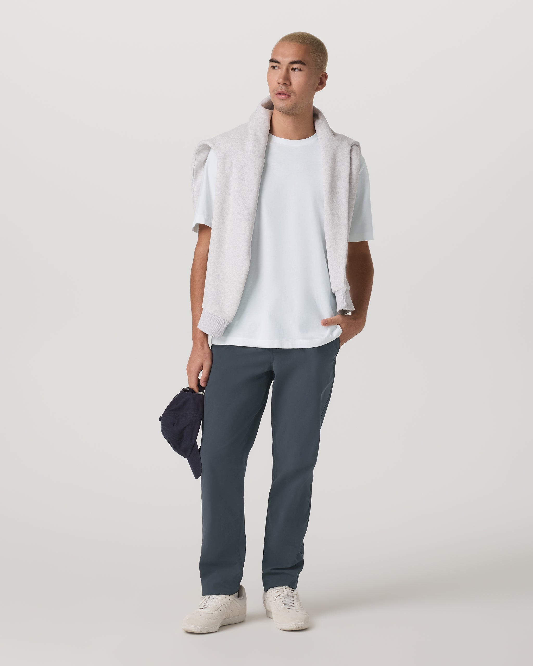 Meta Elastic Waist Pant Classic Fit 32" | Charcoal