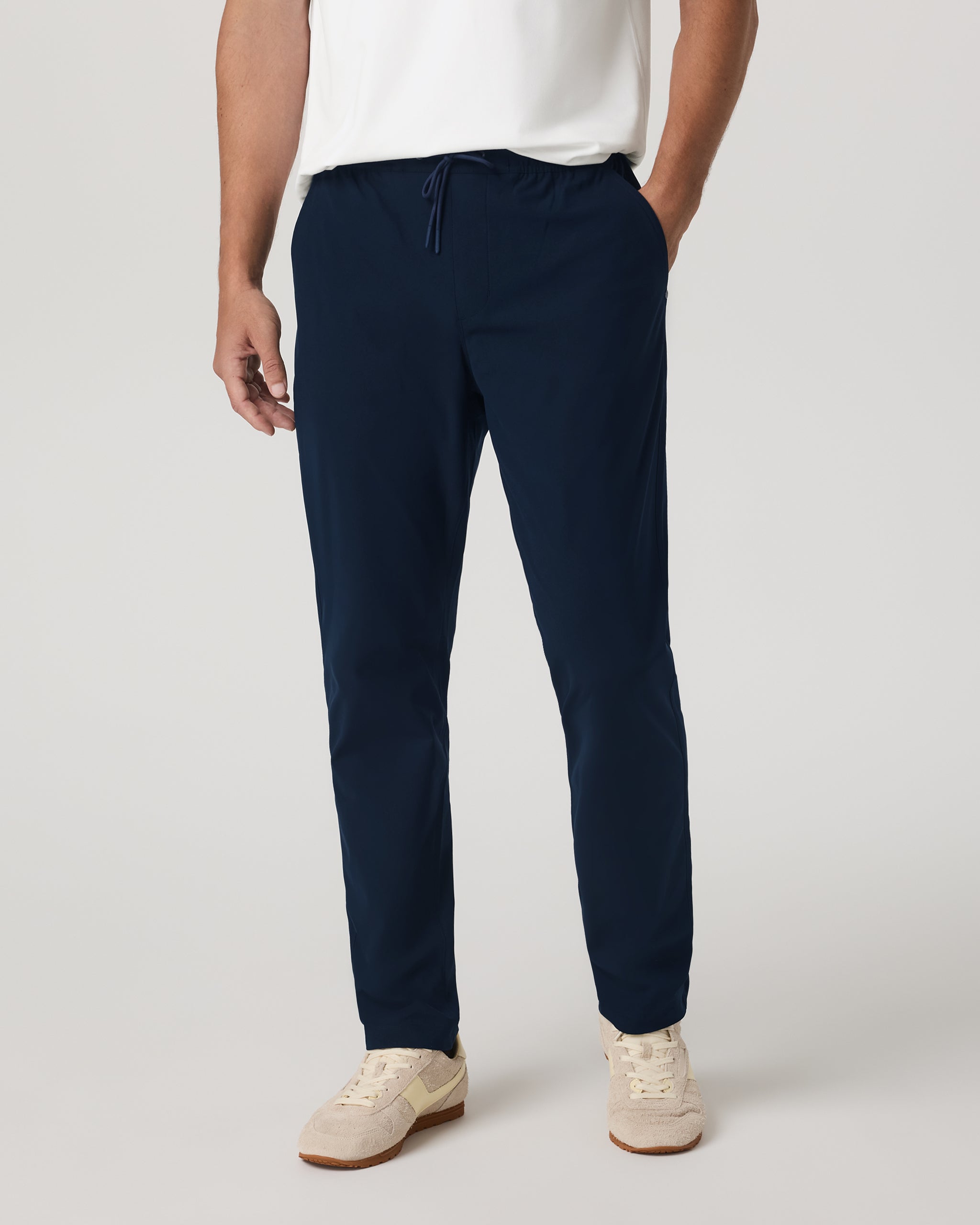 Meta Elastic Waist Pant Classic Fit 32" | Ink