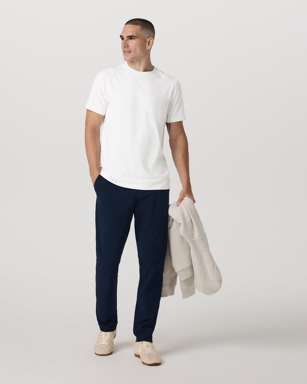 Meta Elastic Waist Pant Classic Fit 32" | Ink