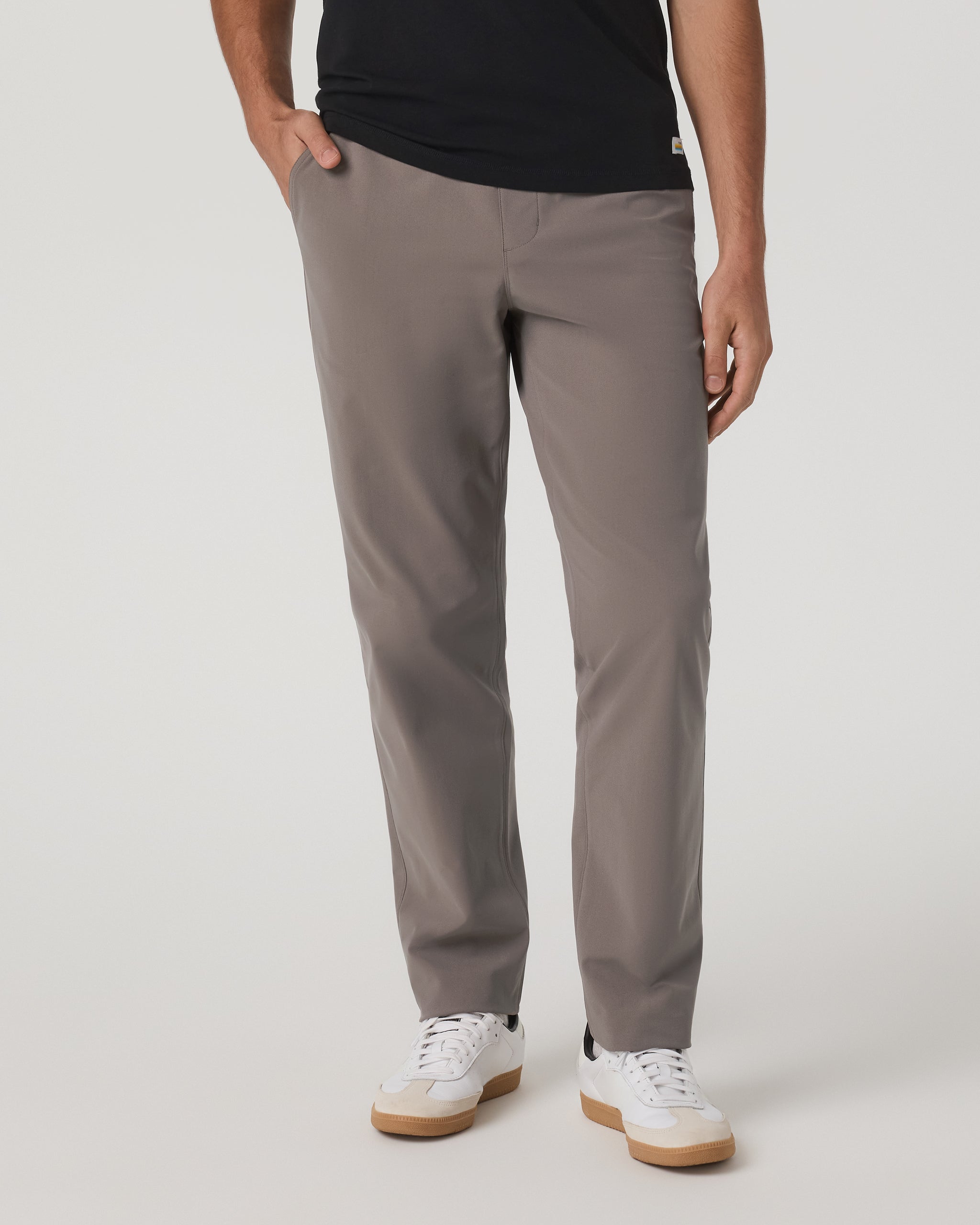 Meta Elastic Waist Pant Classic Fit 32" | Smokey Taupe