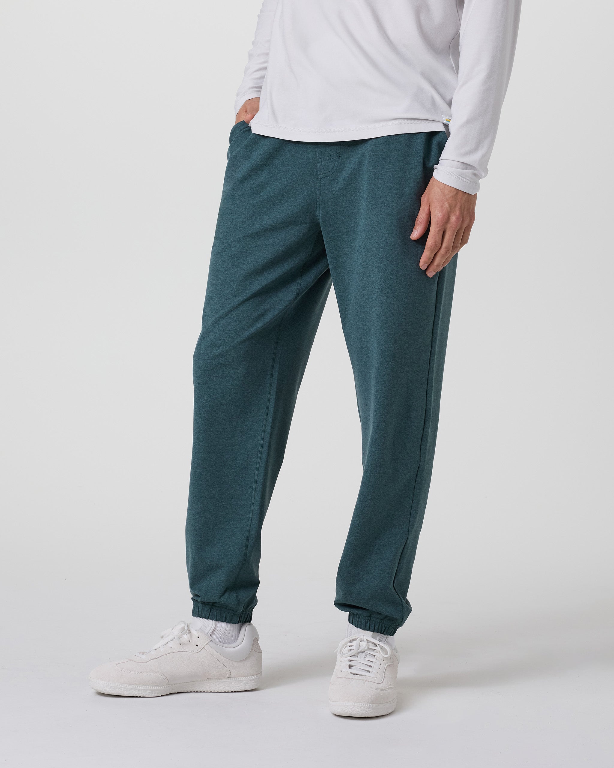 Coronado Sweatpant - Long | Deep Sea Heather