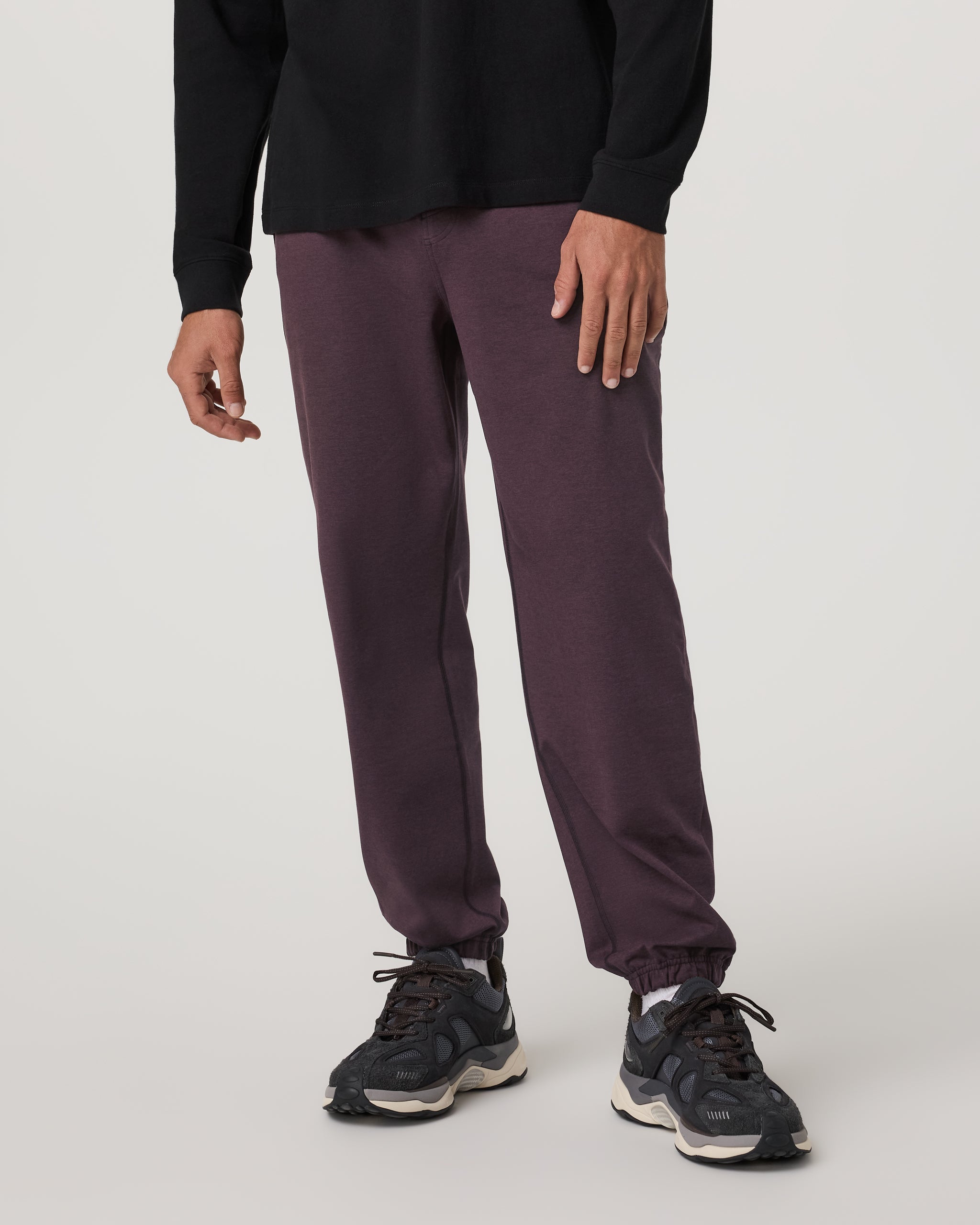 Coronado Sweatpant - Long | Raisin Heather